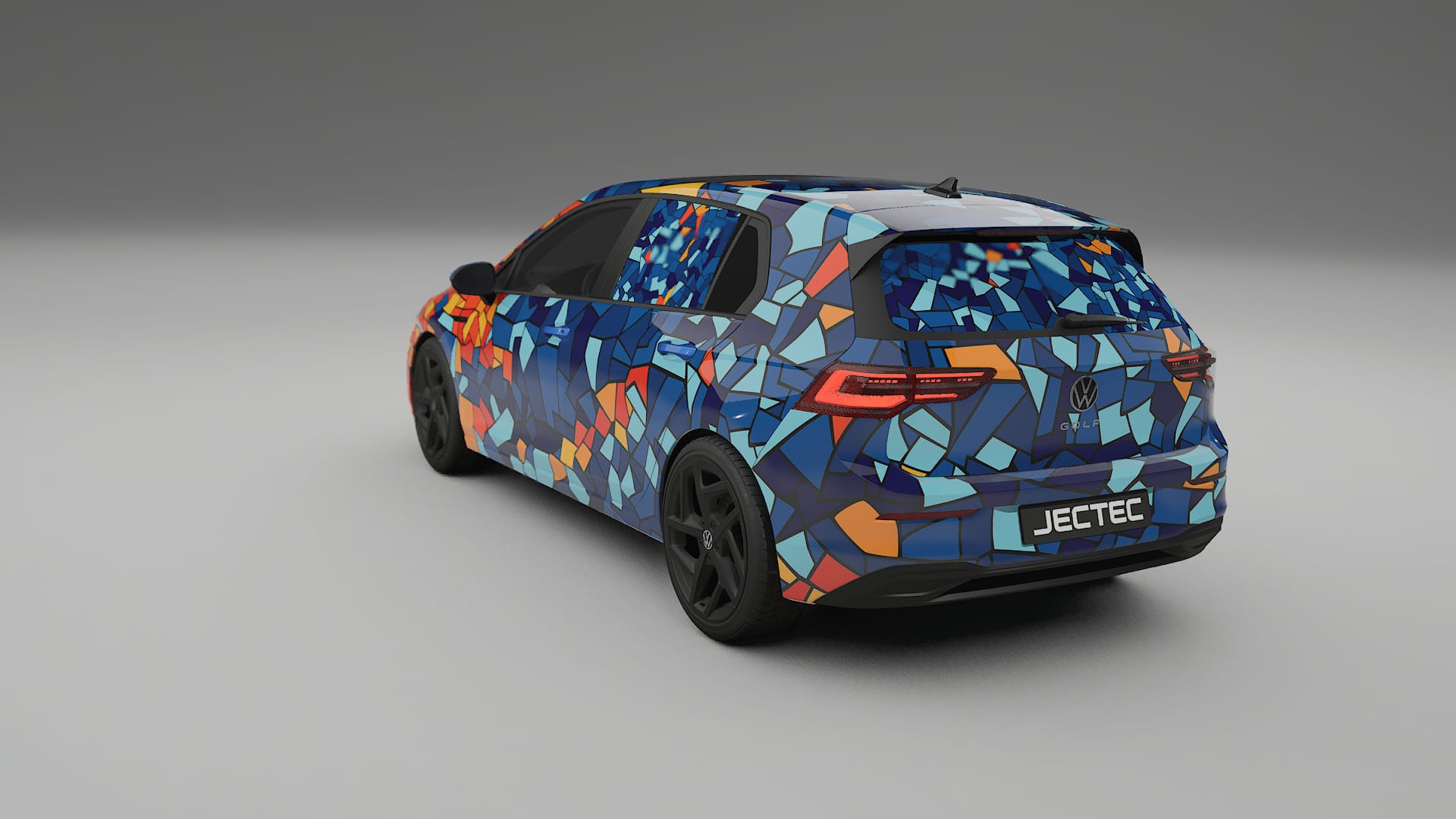 VW Golf Mk8 BARCELONA – Kit Wrap PPF Personalizzato in Pellicola Poliuretanica Stampabile