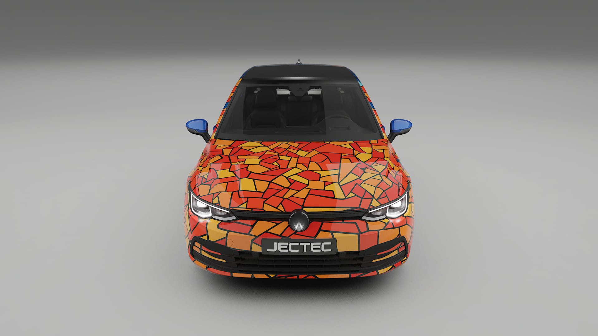 VW Golf Mk8 BARCELONA – Kit Wrap PPF Personalizzato in Pellicola Poliuretanica Stampabile