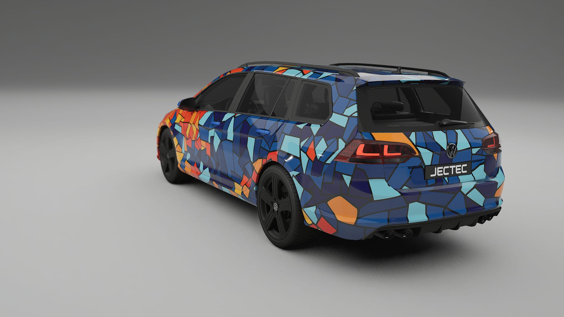 VW Golf Variant Mk7 BARCELONA – Kit Wrap PPF Personalizzato in Pellicola Poliuretanica Stampabile