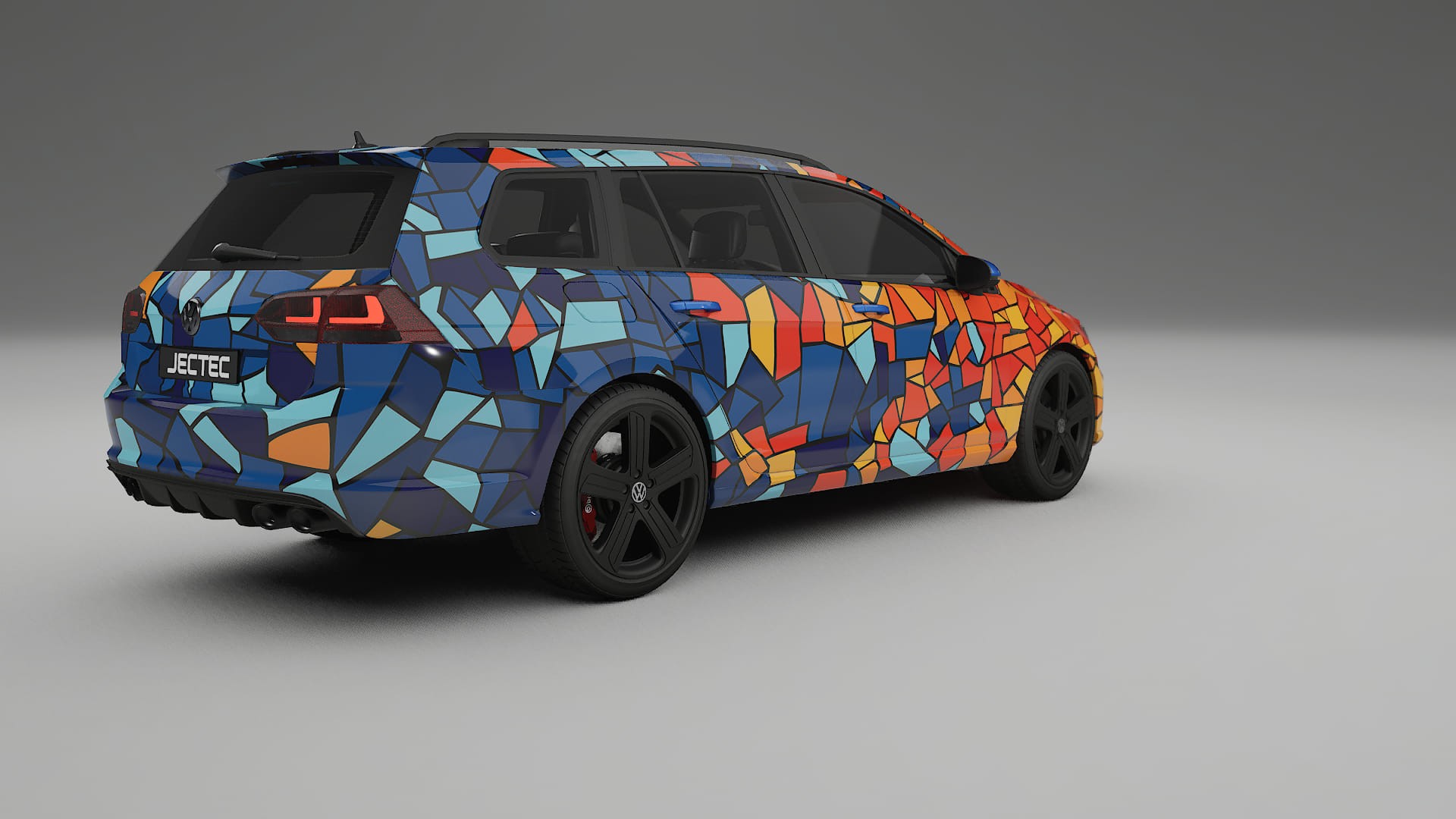 VW Golf Variant Mk7 BARCELONA – Kit Wrap PPF Personalizzato in Pellicola Poliuretanica Stampabile