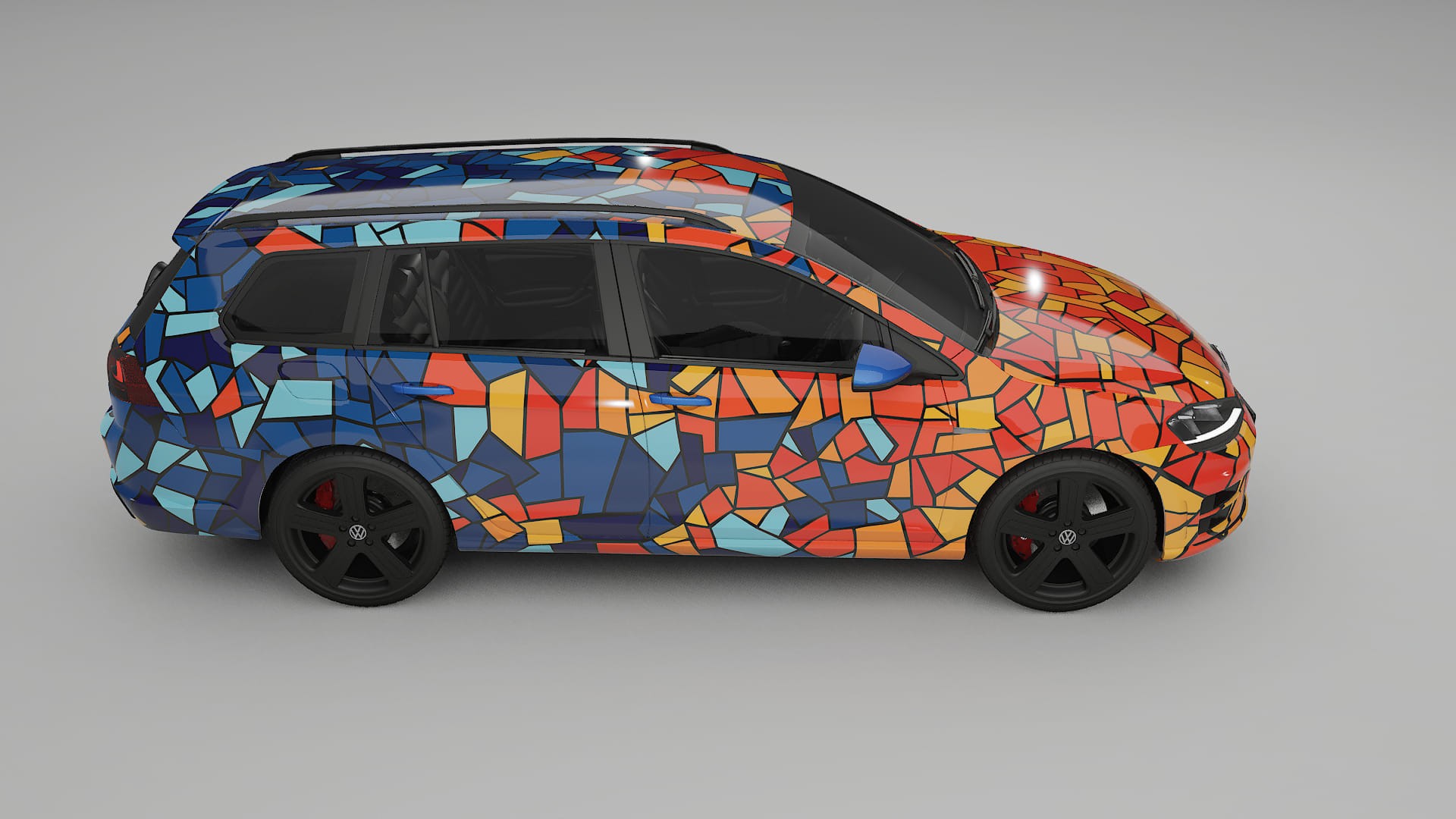 VW Golf Variant Mk7 BARCELONA – Kit Wrap PPF Personalizzato in Pellicola Poliuretanica Stampabile