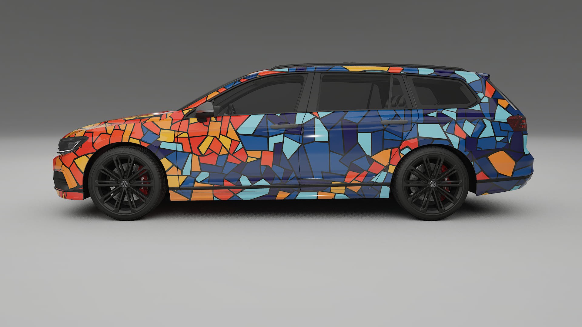 VW Passat VariantR B8 BARCELONA – Kit Wrap PPF Personalizzato in Pellicola Poliuretanica Stampabile