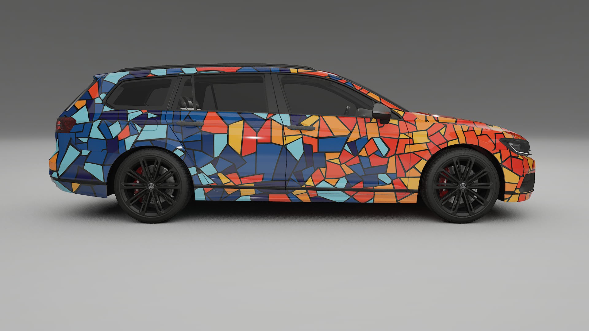 VW Passat VariantR B8 BARCELONA – Kit Wrap PPF Personalizzato in Pellicola Poliuretanica Stampabile