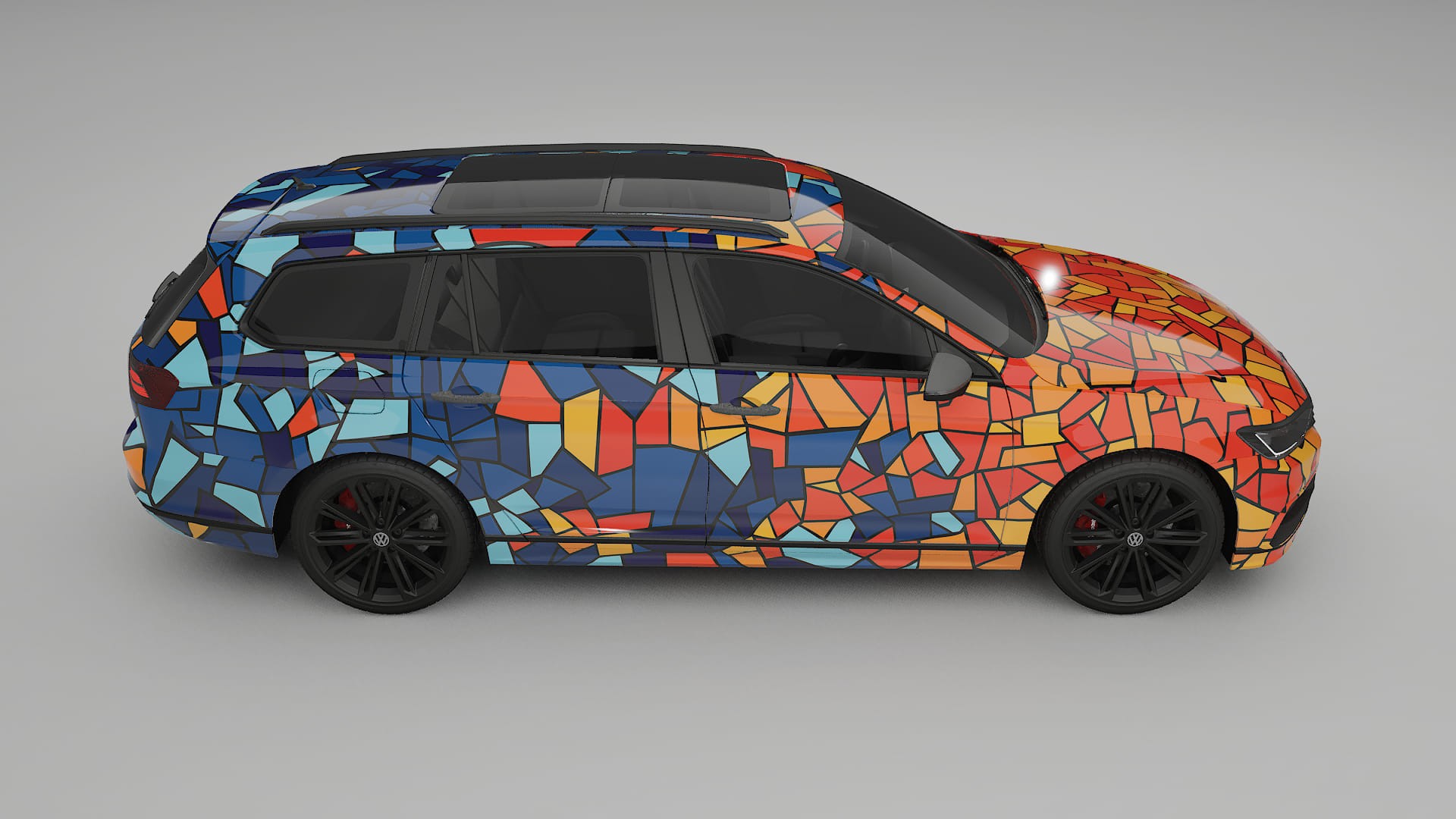 VW Passat VariantR B8 BARCELONA – Kit Wrap PPF Personalizzato in Pellicola Poliuretanica Stampabile