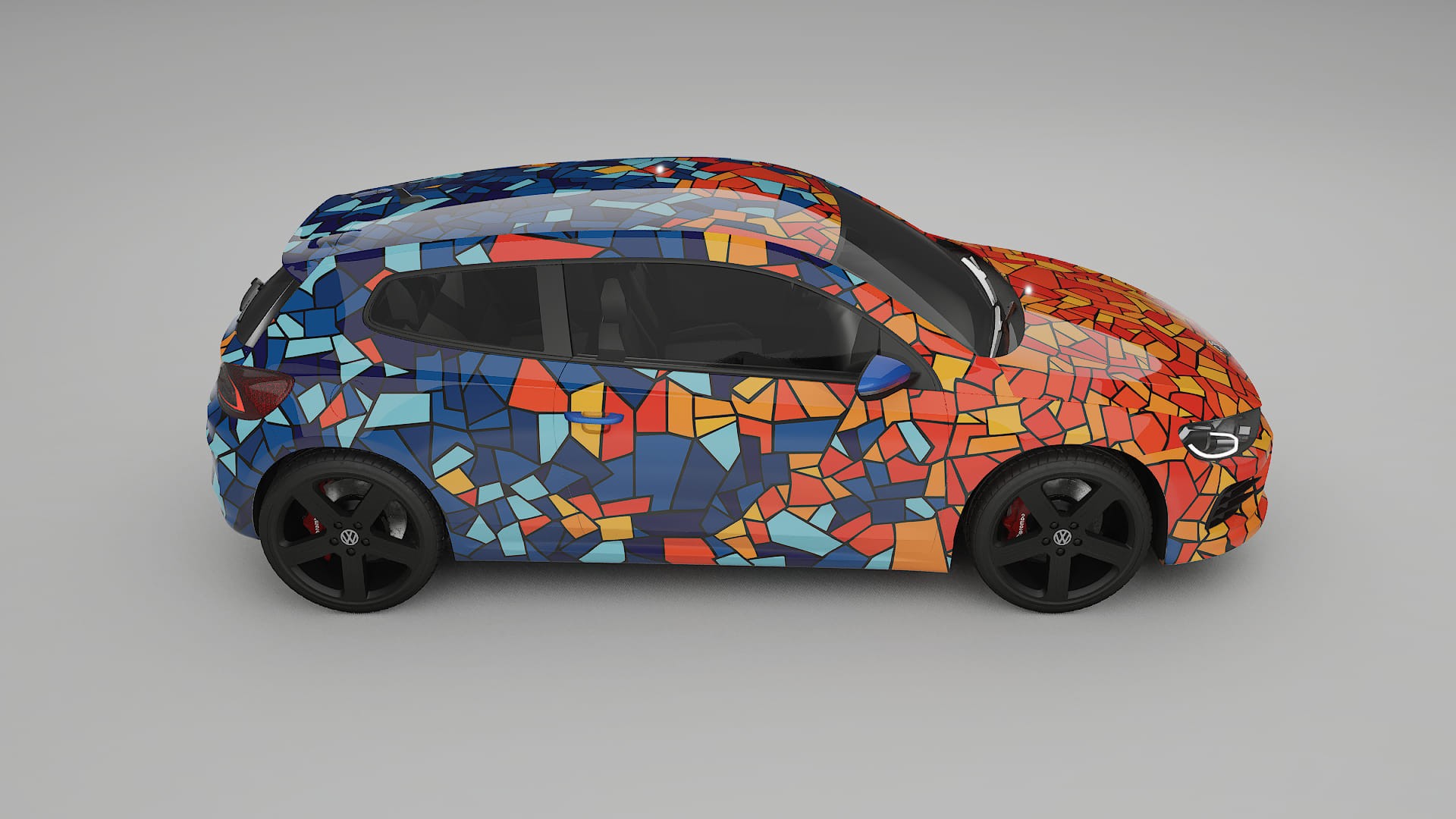 VW Scirocco R III BARCELONA – Kit Wrap PPF Personalizzato in Pellicola Poliuretanica Stampabile