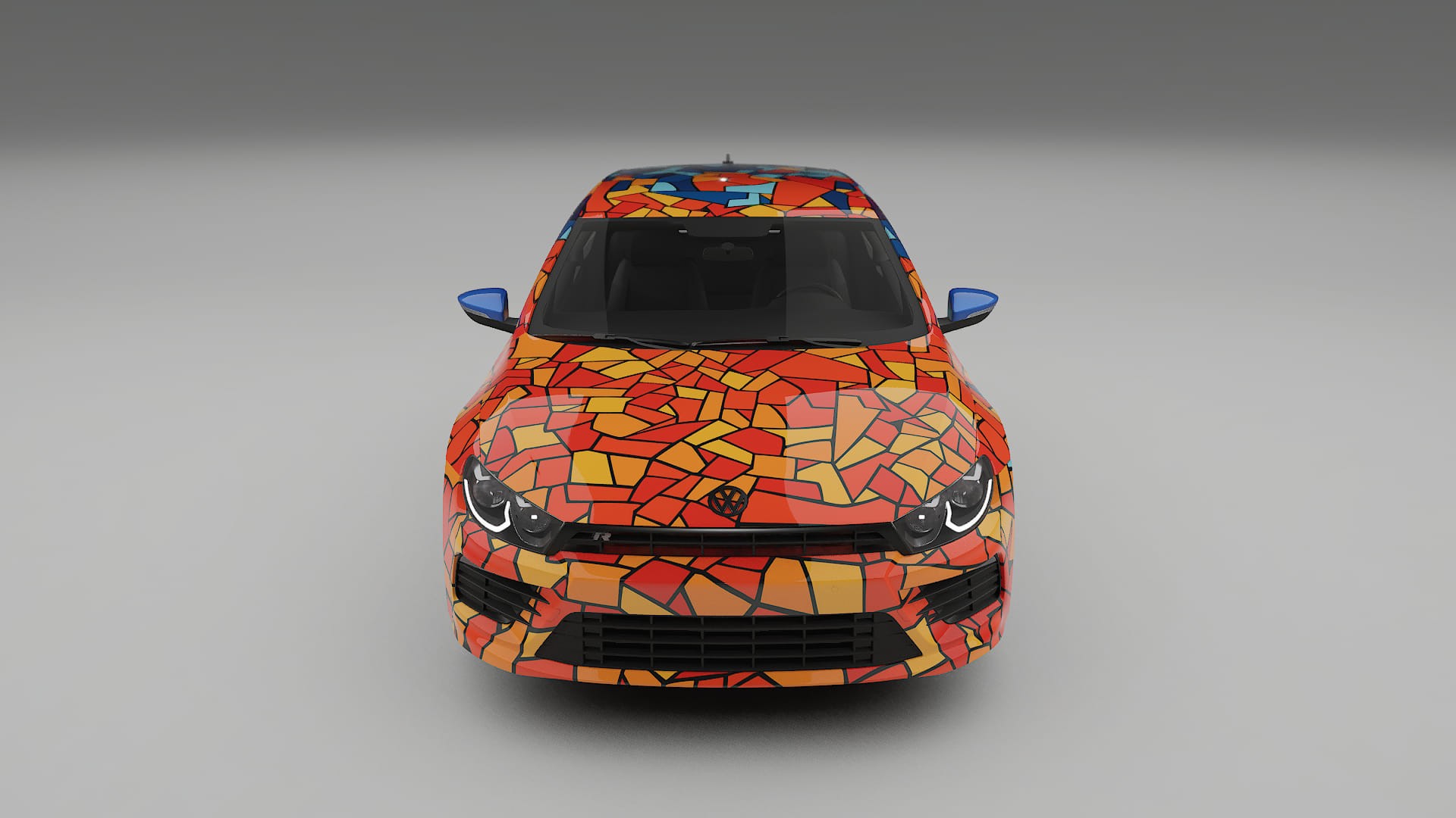 VW Scirocco R III BARCELONA Designed Wrap PPF Kit – Printable Polyurethane Film