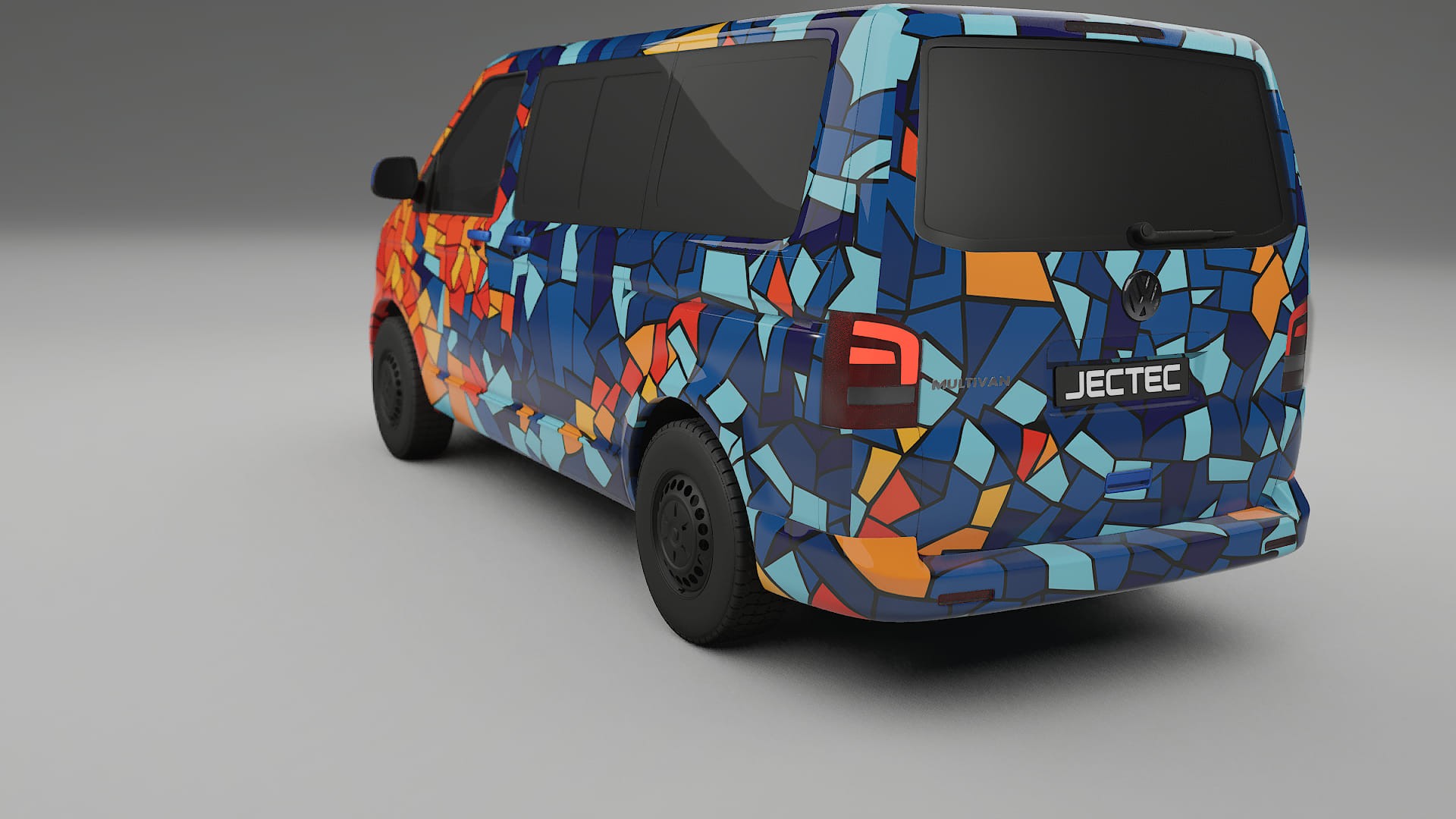 VW Transporter T5 Caravelle BARCELONA – Kit Wrap PPF Personalizzato in Pellicola Poliuretanica Stampabile