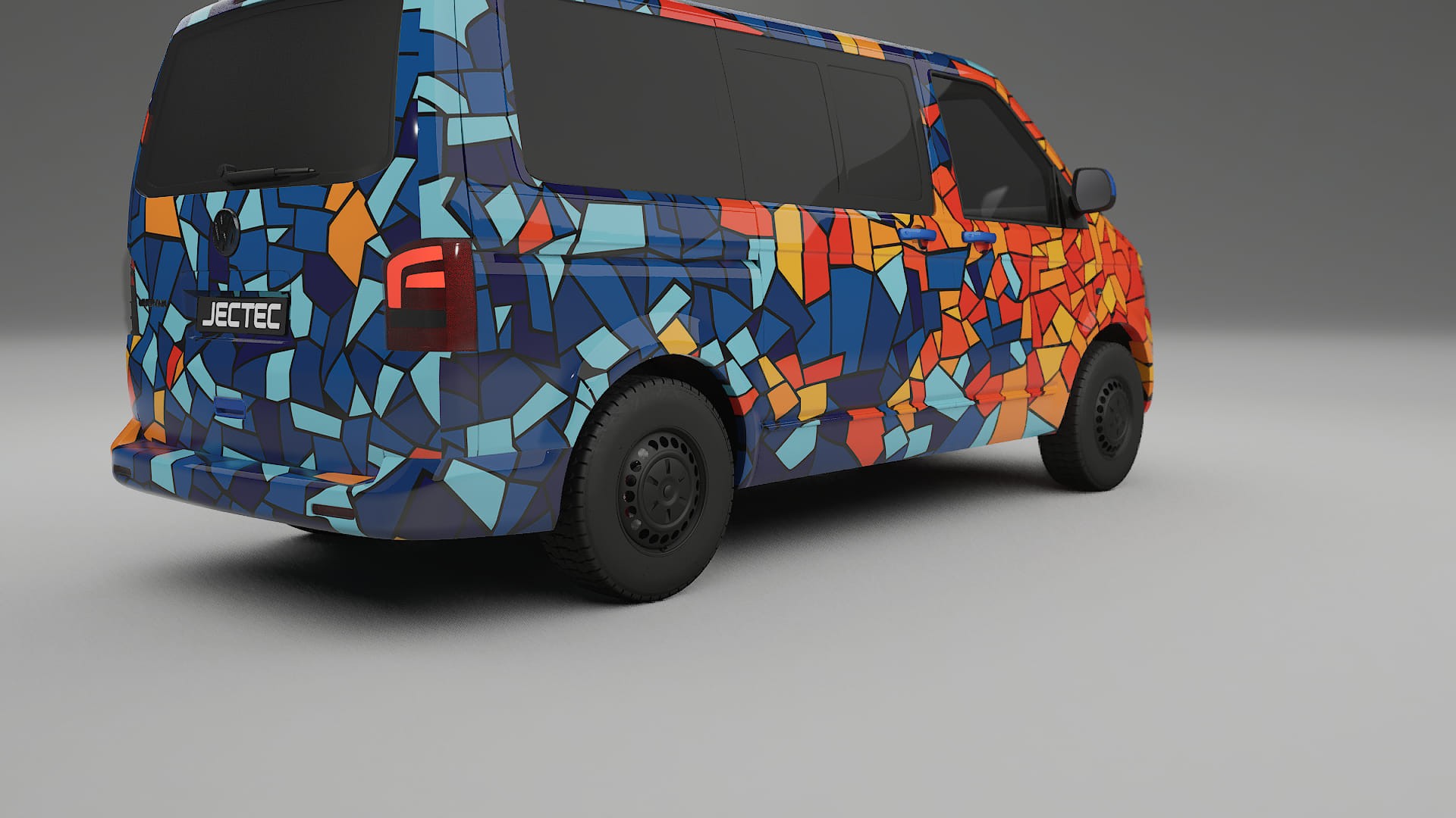 VW Transporter T5 Caravelle BARCELONA – Kit Wrap PPF Personalizzato in Pellicola Poliuretanica Stampabile
