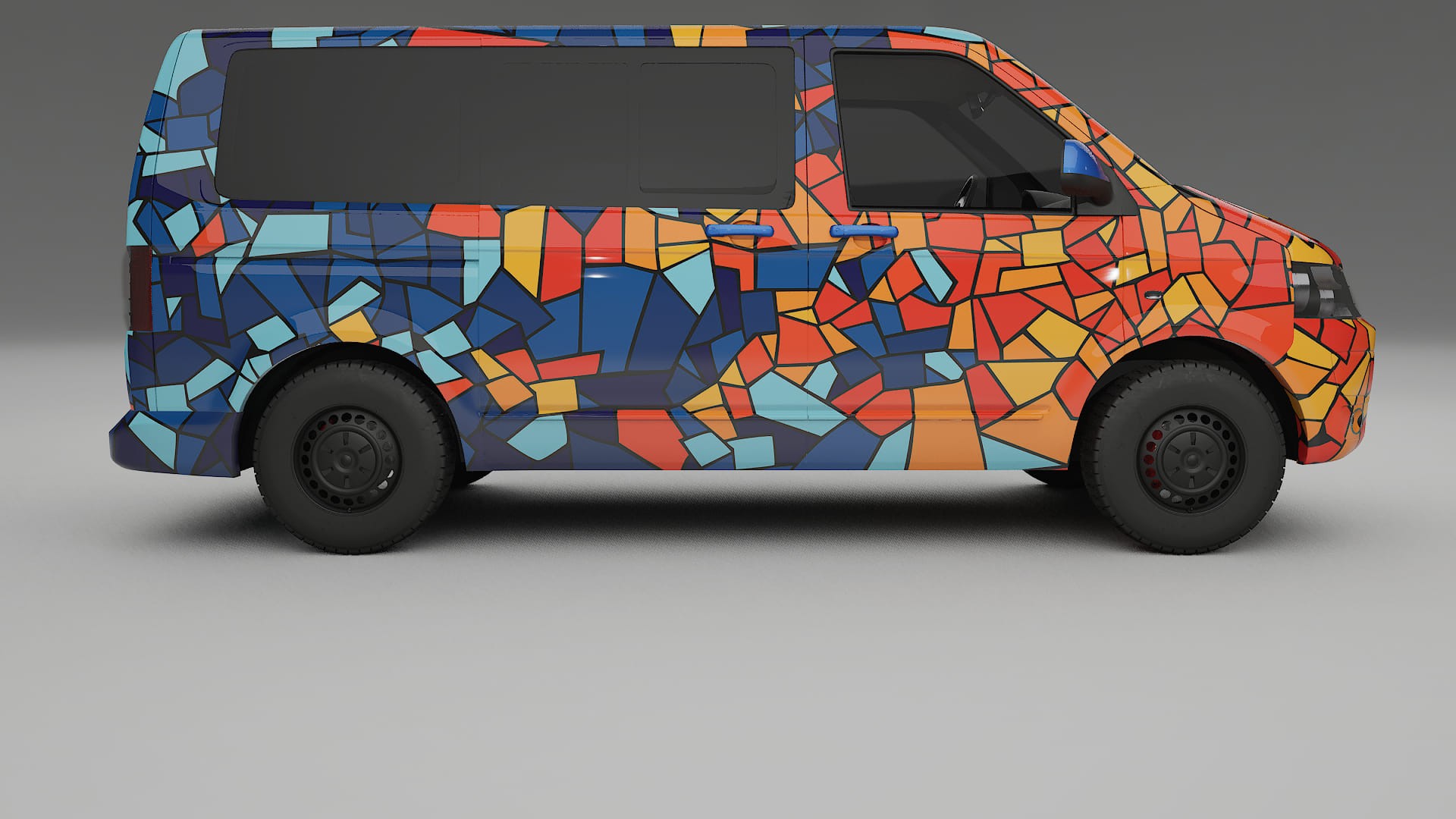 VW Transporter T5 Caravelle BARCELONA – Kit Wrap PPF Personalizzato in Pellicola Poliuretanica Stampabile