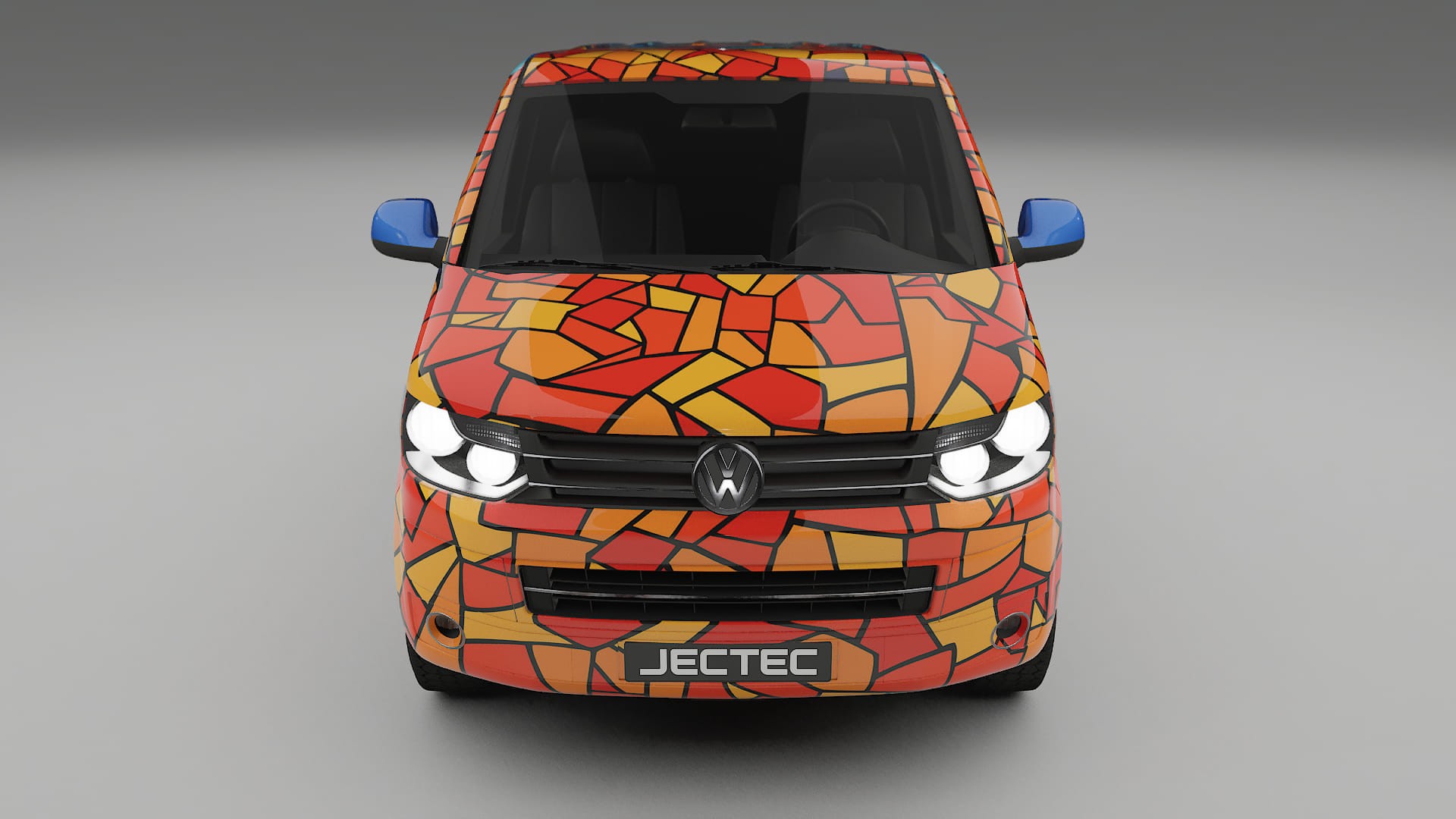 VW Transporter T5 Caravelle BARCELONA – Kit Wrap PPF Personalizzato in Pellicola Poliuretanica Stampabile