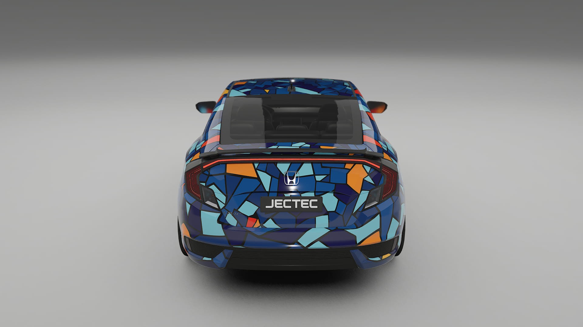 Honda Civic coupe prefacelift pre-LCI BARCELONA – Kit Wrap PPF Personalizzato in Pellicola Poliuretanica Stampabile