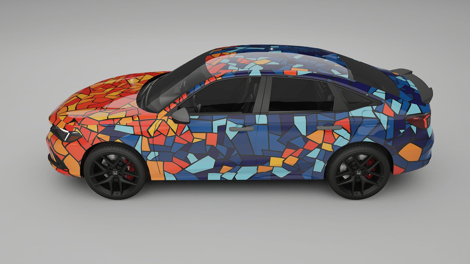 Honda Civic Si BARCELONA – Kit Wrap PPF Personalizzato in Pellicola Poliuretanica Stampabile