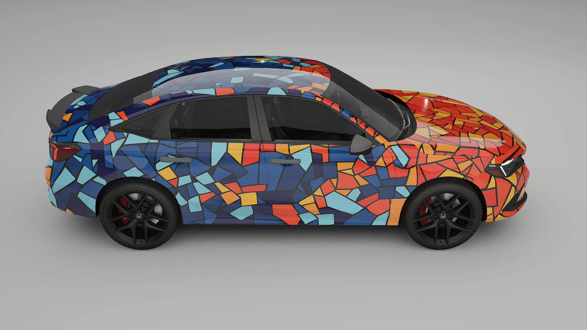 Honda Civic Si BARCELONA – Kit Wrap PPF Personalizzato in Pellicola Poliuretanica Stampabile