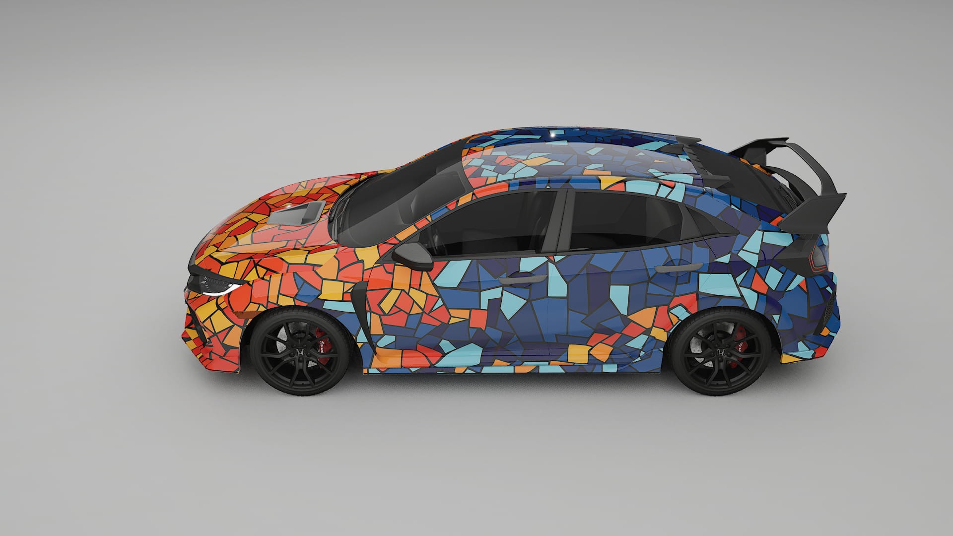Honda Civic Type-R BARCELONA – Kit Wrap PPF Personalizzato in Pellicola Poliuretanica Stampabile