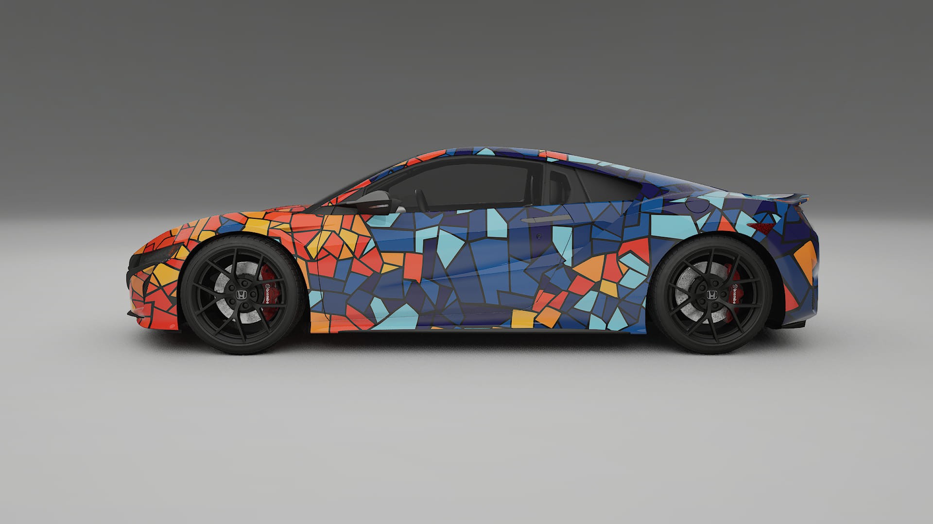 Honda NSX prefacelift pre-LCI BARCELONA – Kit Wrap PPF Personalizzato in Pellicola Poliuretanica Stampabile