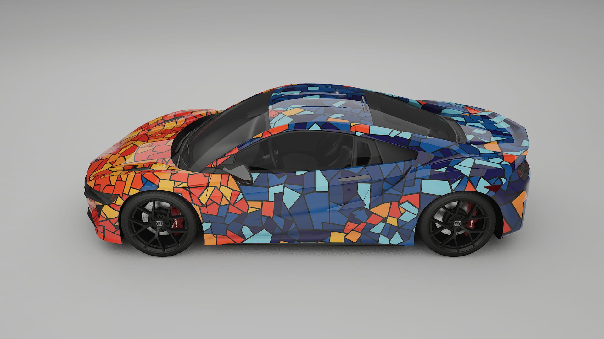 Honda NSX prefacelift pre-LCI BARCELONA – Kit Wrap PPF Personalizzato in Pellicola Poliuretanica Stampabile