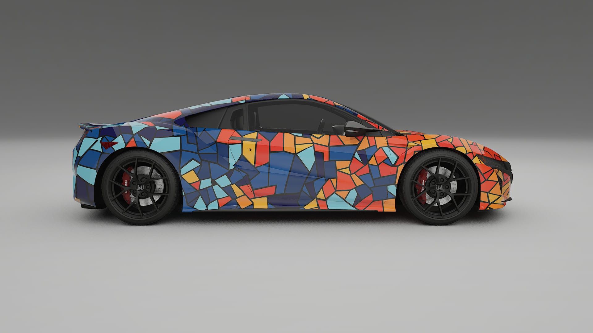 Honda NSX prefacelift pre-LCI BARCELONA – Kit Wrap PPF Personalizzato in Pellicola Poliuretanica Stampabile