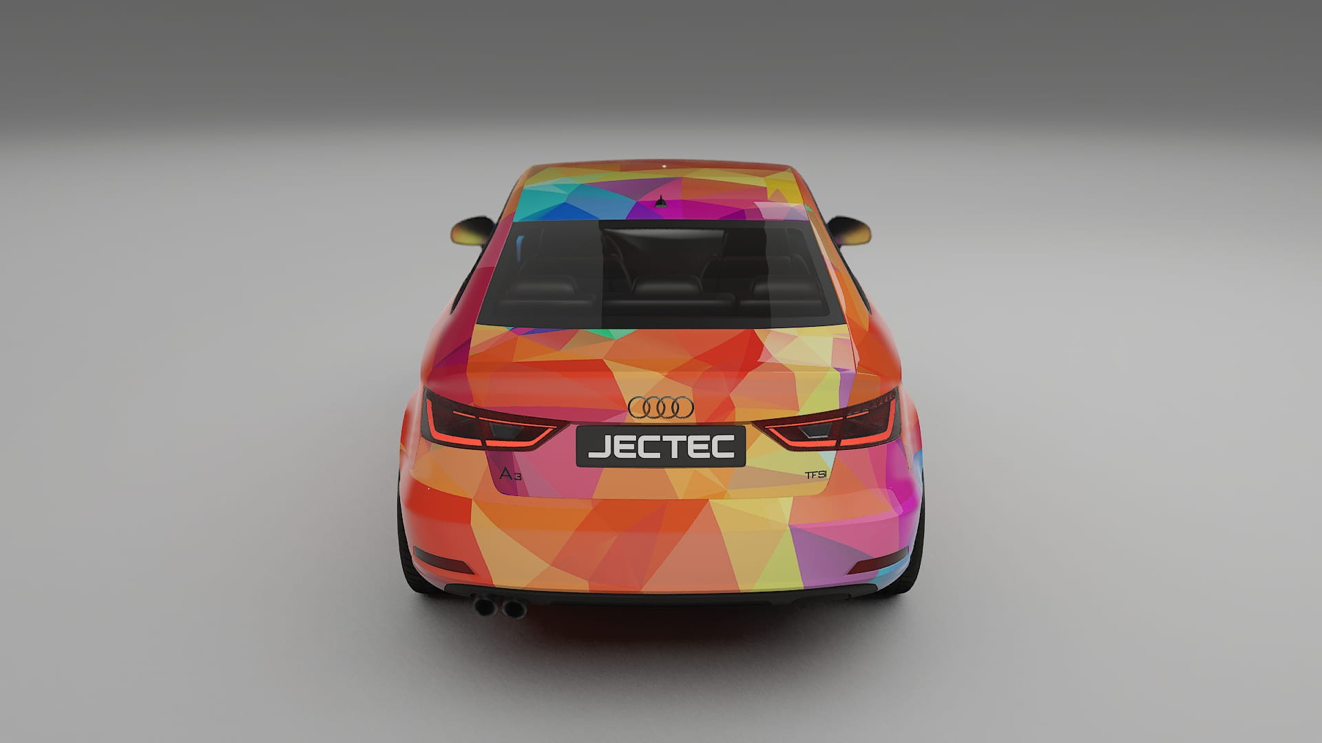 Audi A3 8V sedan prefacelift pre-LCI VECTOR VIBE – Kit Wrap PPF Personalizzato in Pellicola Poliuretanica Stampabile