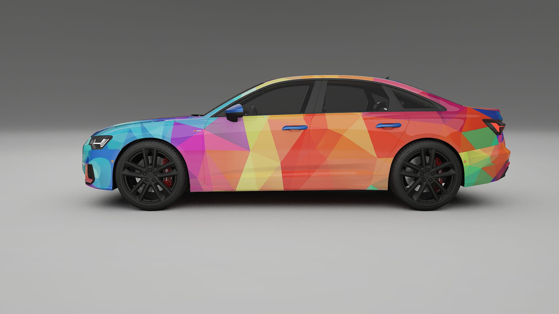 Audi A6 S-Line C8 VECTOR VIBE – Kit Wrap PPF Personalizzato in Pellicola Poliuretanica Stampabile