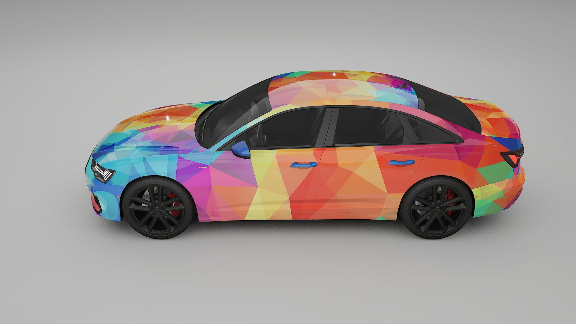 Audi A6 S-Line C8 VECTOR VIBE – Kit Wrap PPF Personalizzato in Pellicola Poliuretanica Stampabile