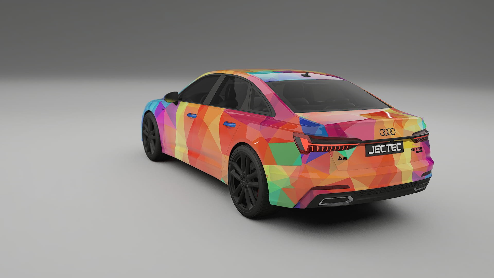 Audi A6 S-Line C8 VECTOR VIBE – Kit Wrap PPF Personalizzato in Pellicola Poliuretanica Stampabile