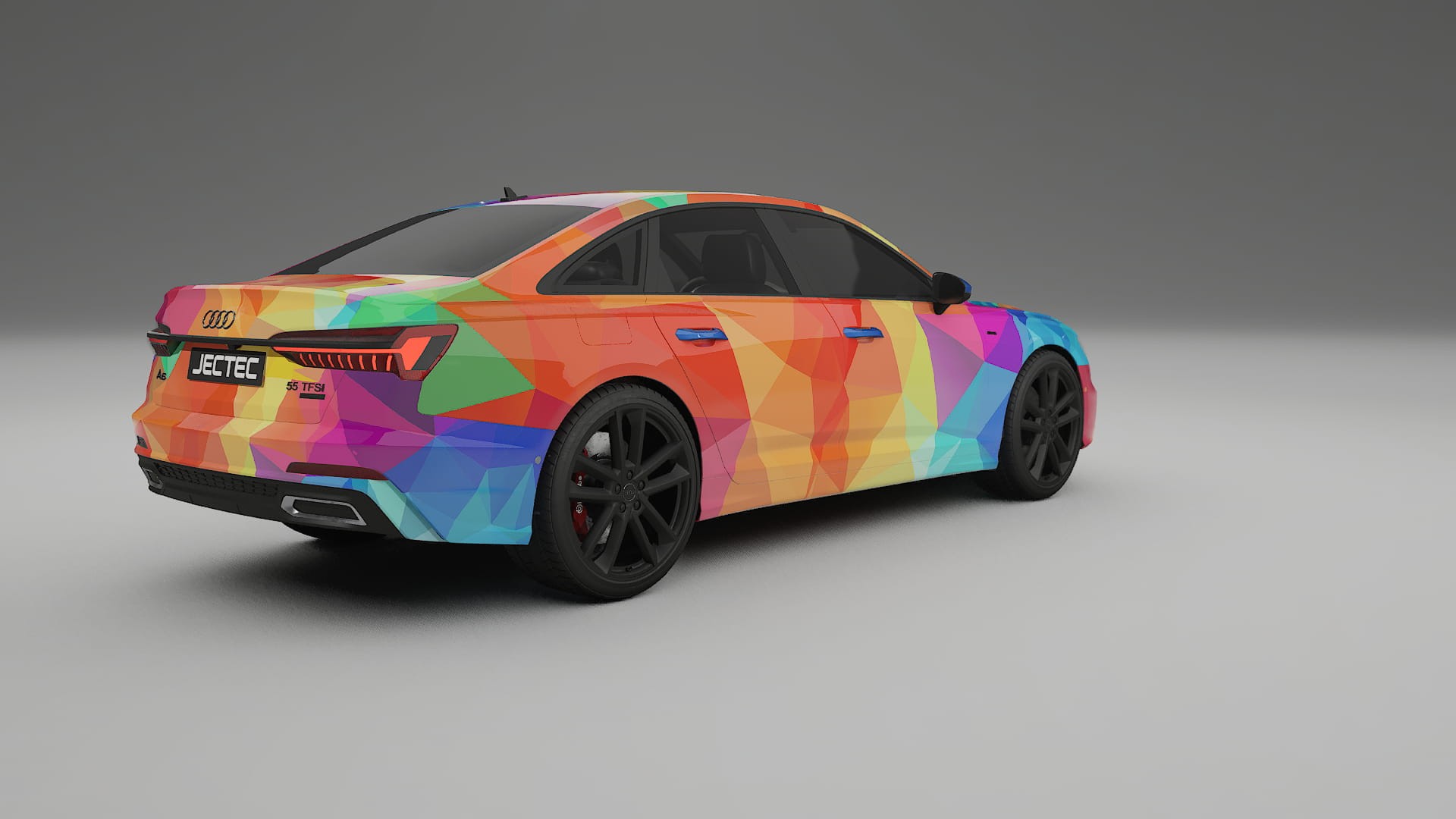 Audi A6 S-Line C8 VECTOR VIBE – Kit Wrap PPF Personalizzato in Pellicola Poliuretanica Stampabile
