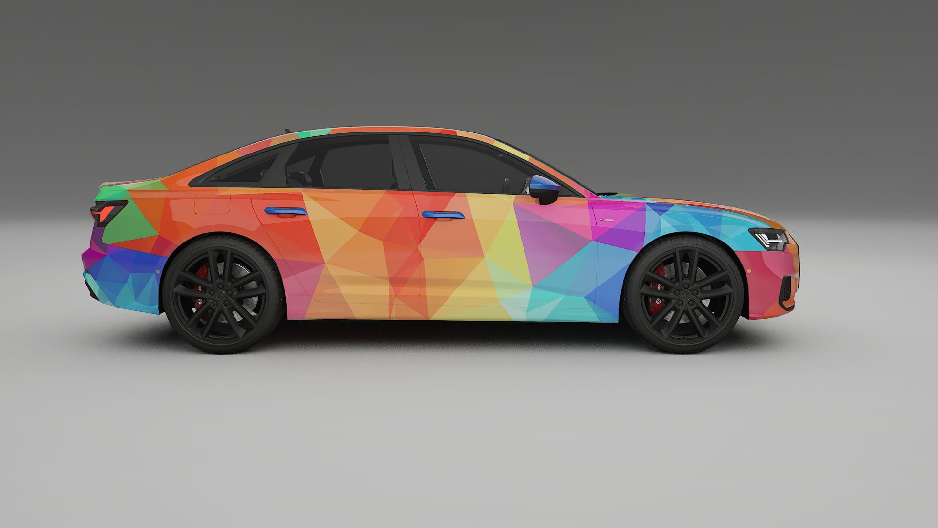 Audi A6 S-Line C8 VECTOR VIBE – Kit Wrap PPF Personalizzato in Pellicola Poliuretanica Stampabile