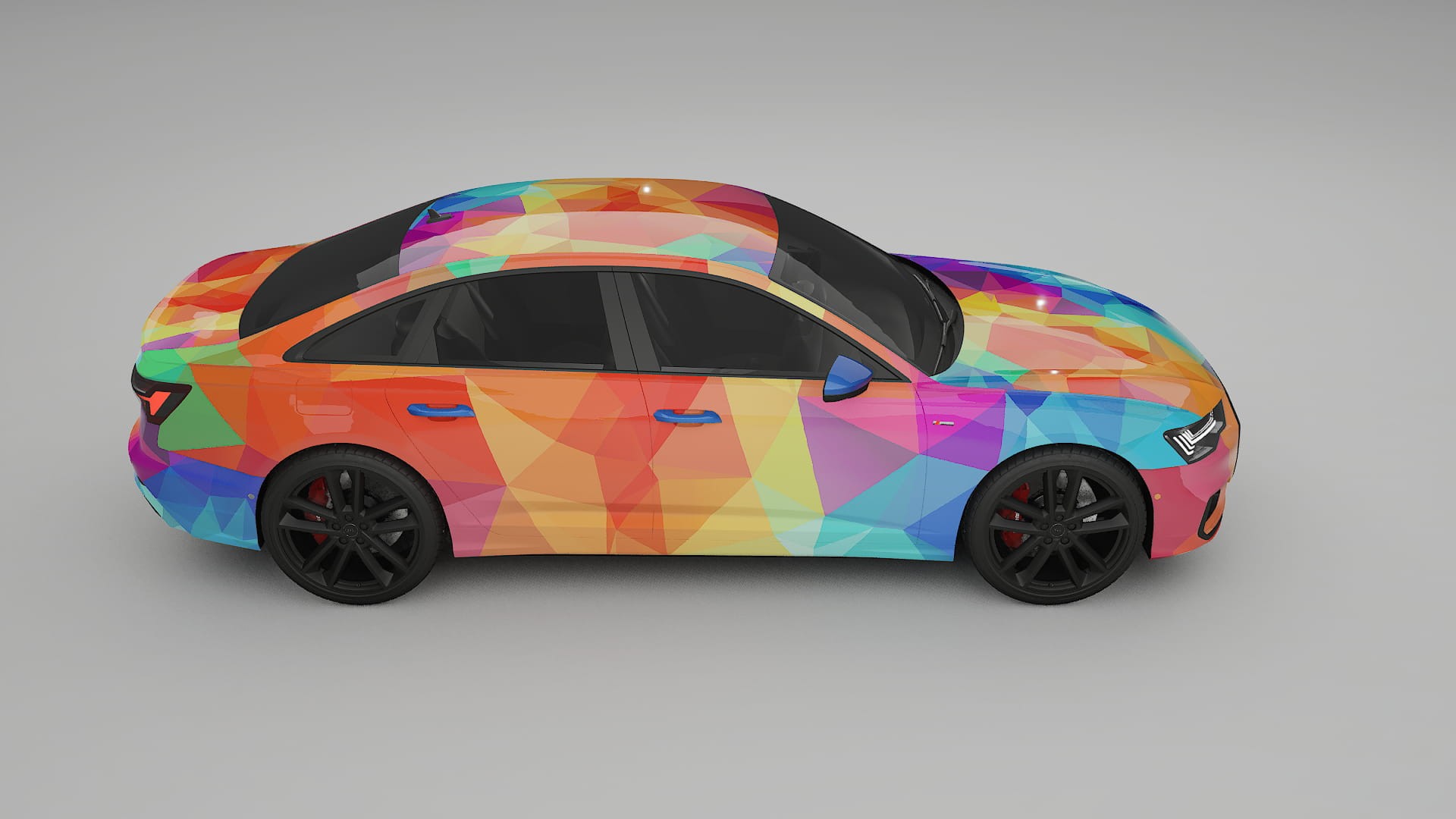 Audi A6 S-Line C8 VECTOR VIBE – Kit Wrap PPF Personalizzato in Pellicola Poliuretanica Stampabile