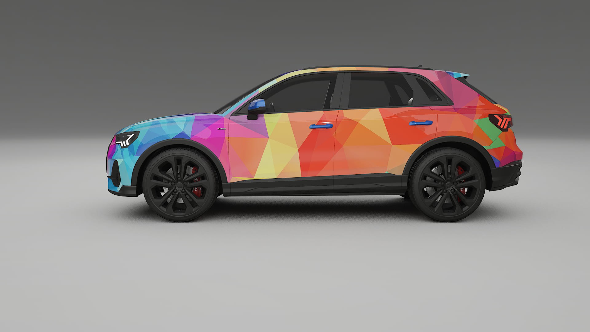 Audi Q3 S-Line F3 VECTOR VIBE – Kit Wrap PPF Personalizzato in Pellicola Poliuretanica Stampabile