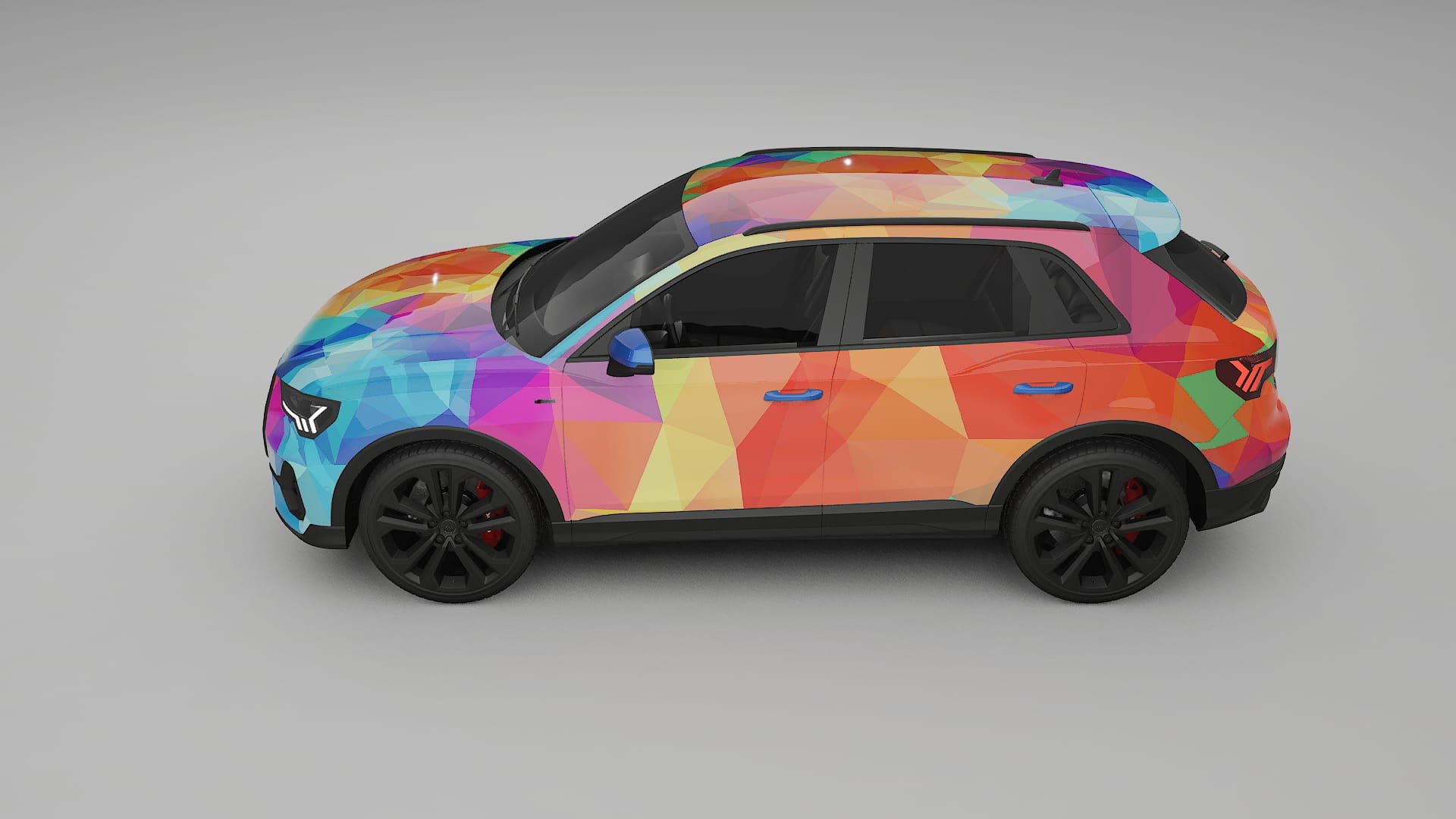 Audi Q3 S-Line F3 VECTOR VIBE – Kit Wrap PPF Personalizzato in Pellicola Poliuretanica Stampabile