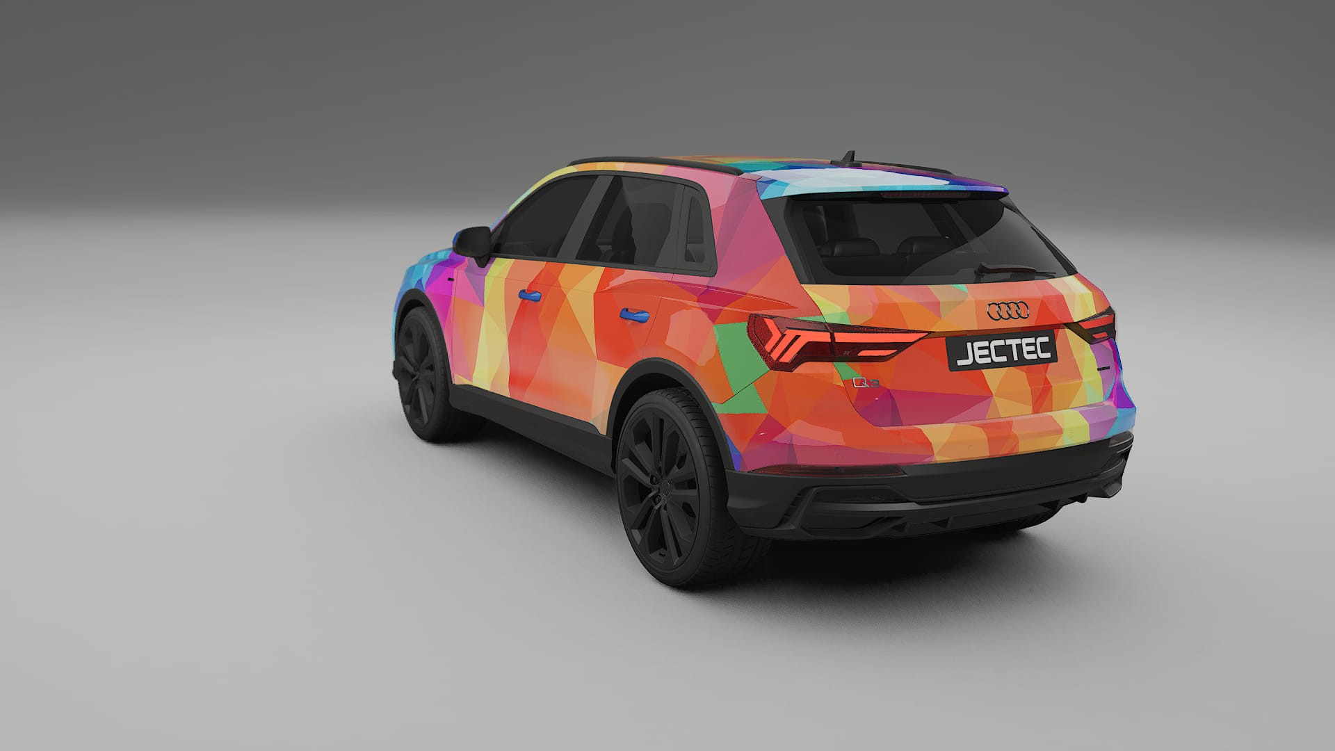 Audi Q3 S-Line F3 VECTOR VIBE – Kit Wrap PPF Personalizzato in Pellicola Poliuretanica Stampabile