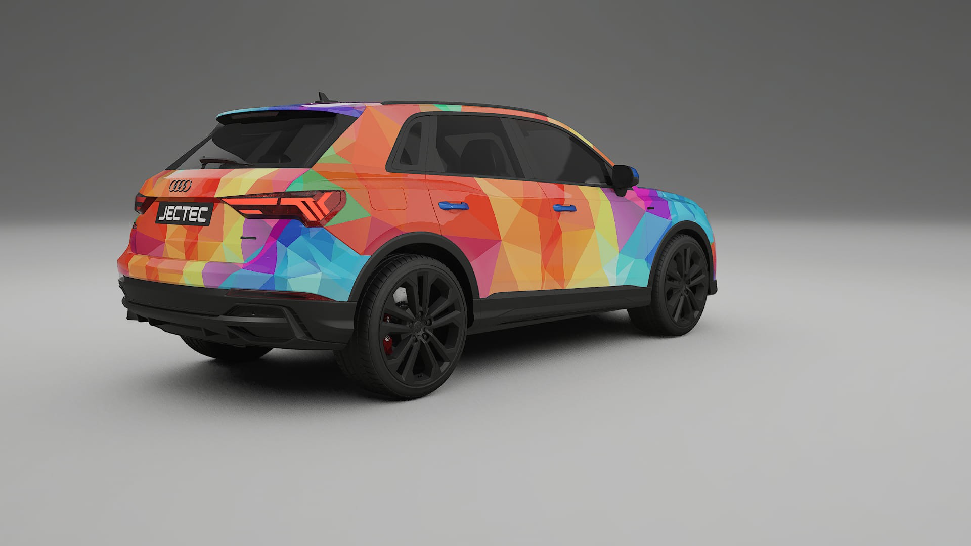 Audi Q3 S-Line F3 VECTOR VIBE – Kit Wrap PPF Personalizzato in Pellicola Poliuretanica Stampabile