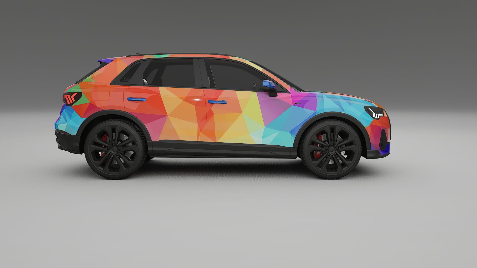 Audi Q3 S-Line F3 VECTOR VIBE – Kit Wrap PPF Personalizzato in Pellicola Poliuretanica Stampabile