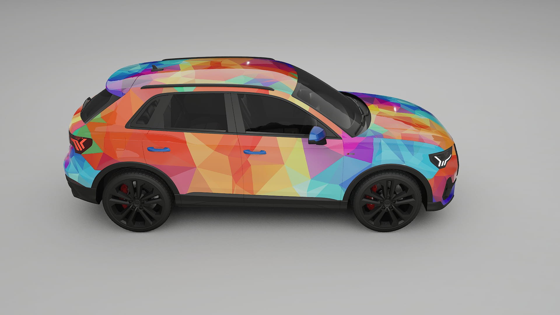 Audi Q3 S-Line F3 VECTOR VIBE – Kit Wrap PPF Personalizzato in Pellicola Poliuretanica Stampabile