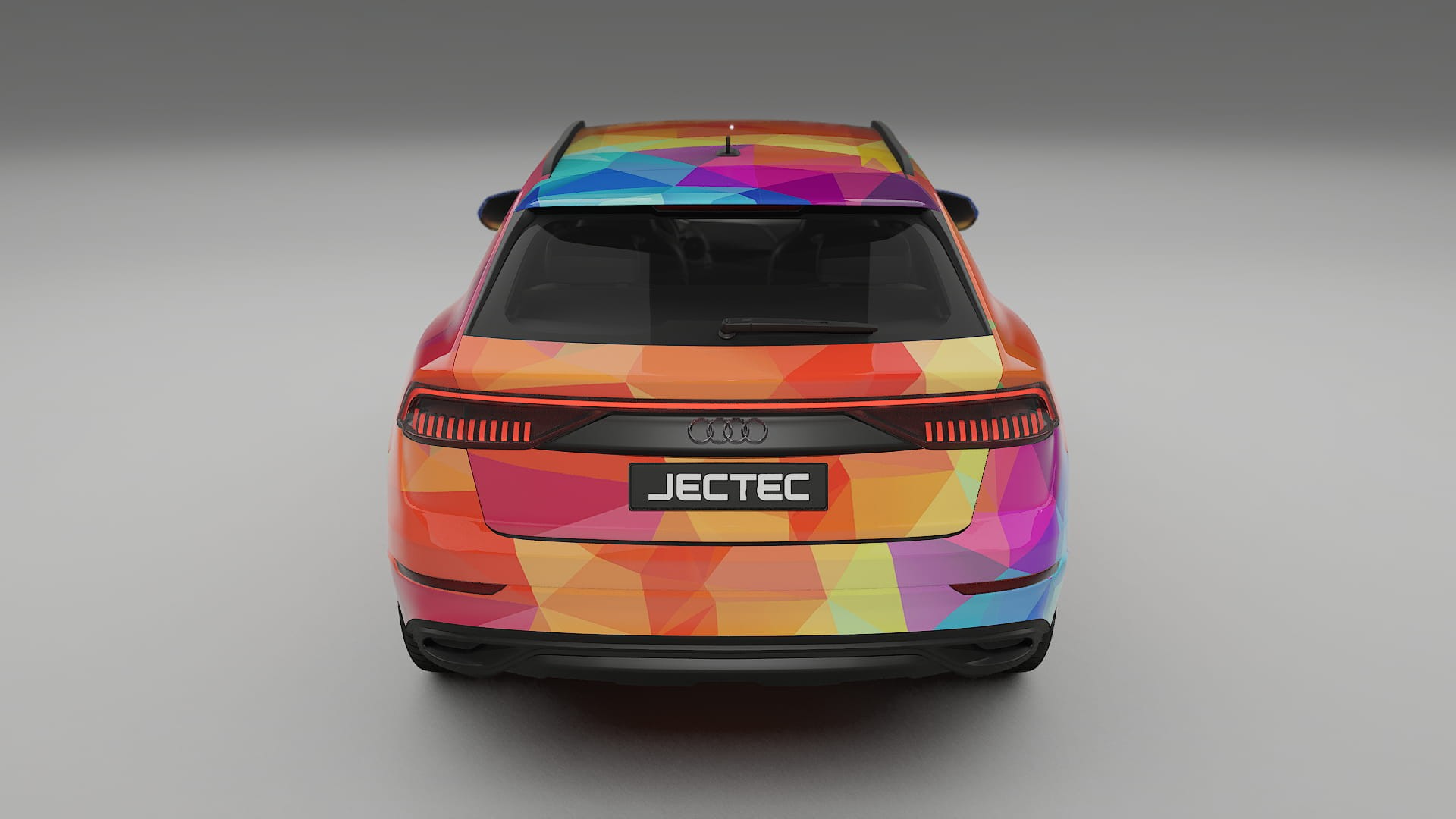 Audi Q8 F1 prefacelift pre-LCI VECTOR VIBE – Kit Wrap PPF Personalizzato in Pellicola Poliuretanica Stampabile