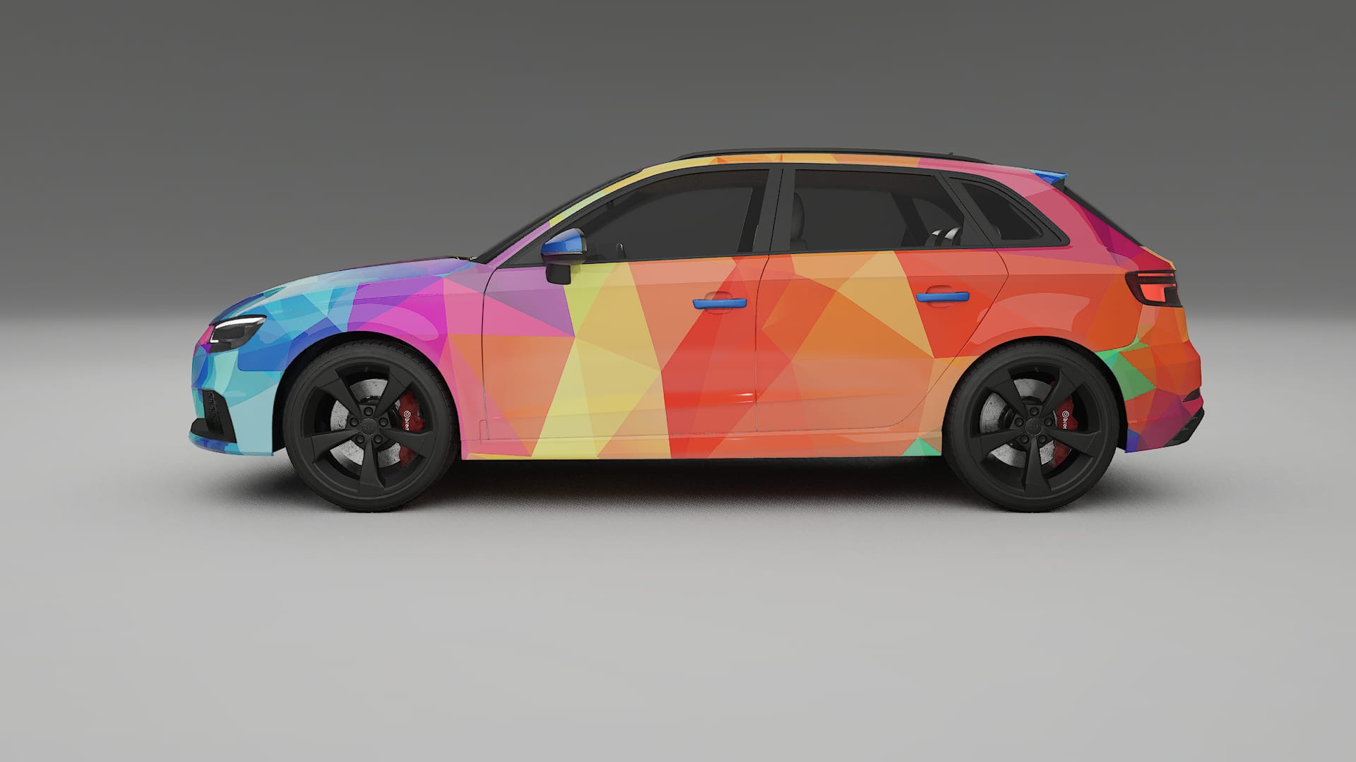 Audi RS3 Sportback 8V facelift LCI VECTOR VIBE – Kit Wrap PPF Personalizzato in Pellicola Poliuretanica Stampabile