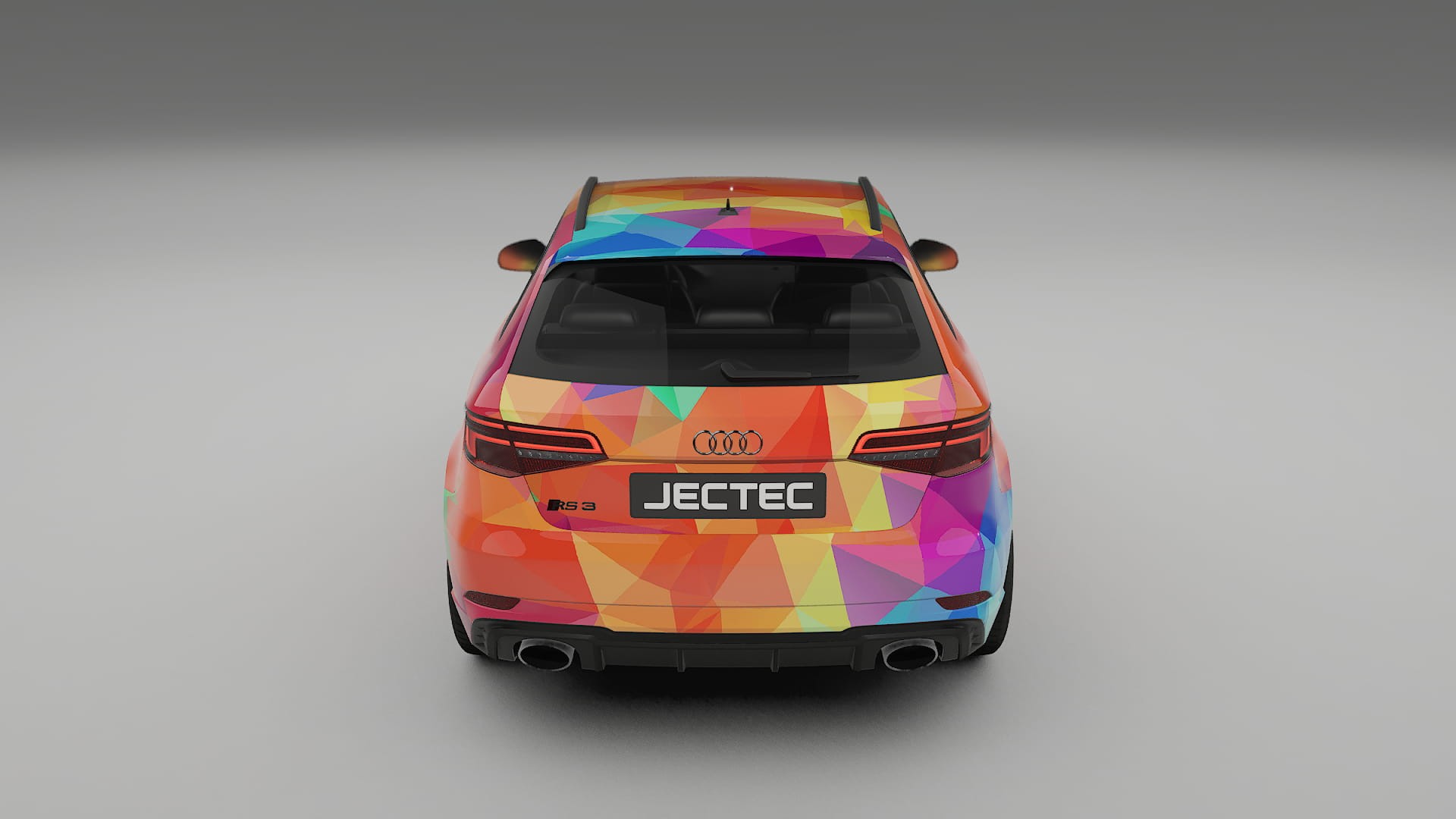 Audi RS3 Sportback 8V facelift LCI VECTOR VIBE – Kit Wrap PPF Personalizzato in Pellicola Poliuretanica Stampabile