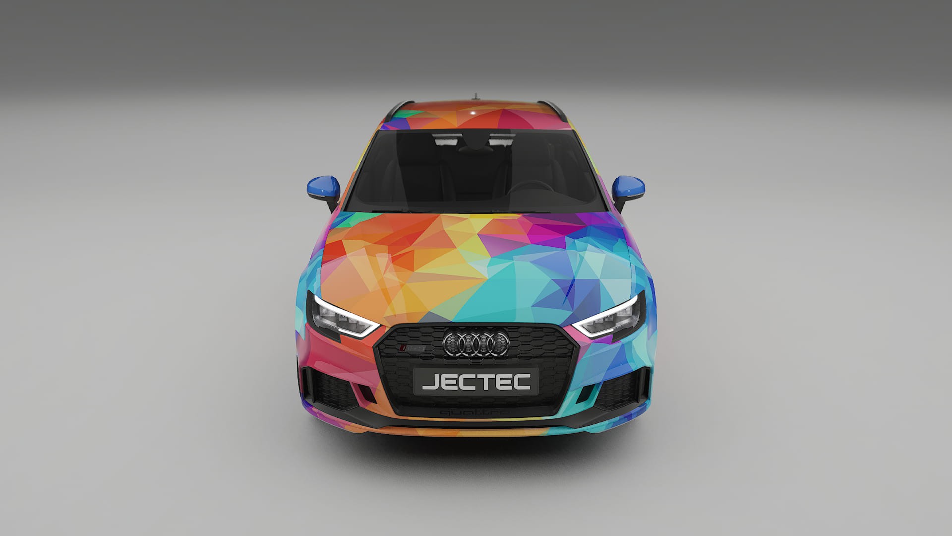 Audi RS3 Sportback 8V facelift LCI VECTOR VIBE – Kit Wrap PPF Personalizzato in Pellicola Poliuretanica Stampabile