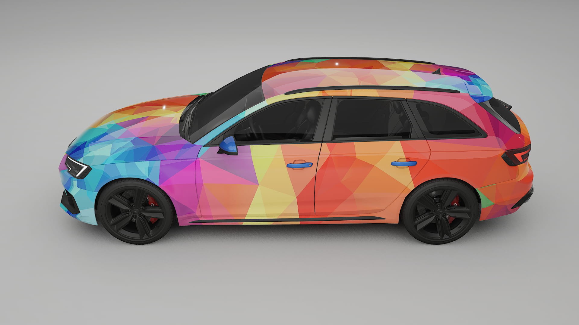 Audi RS4 Avant B9 prefacelift pre-LCI VECTOR VIBE – Kit Wrap PPF Personalizzato in Pellicola Poliuretanica Stampabile