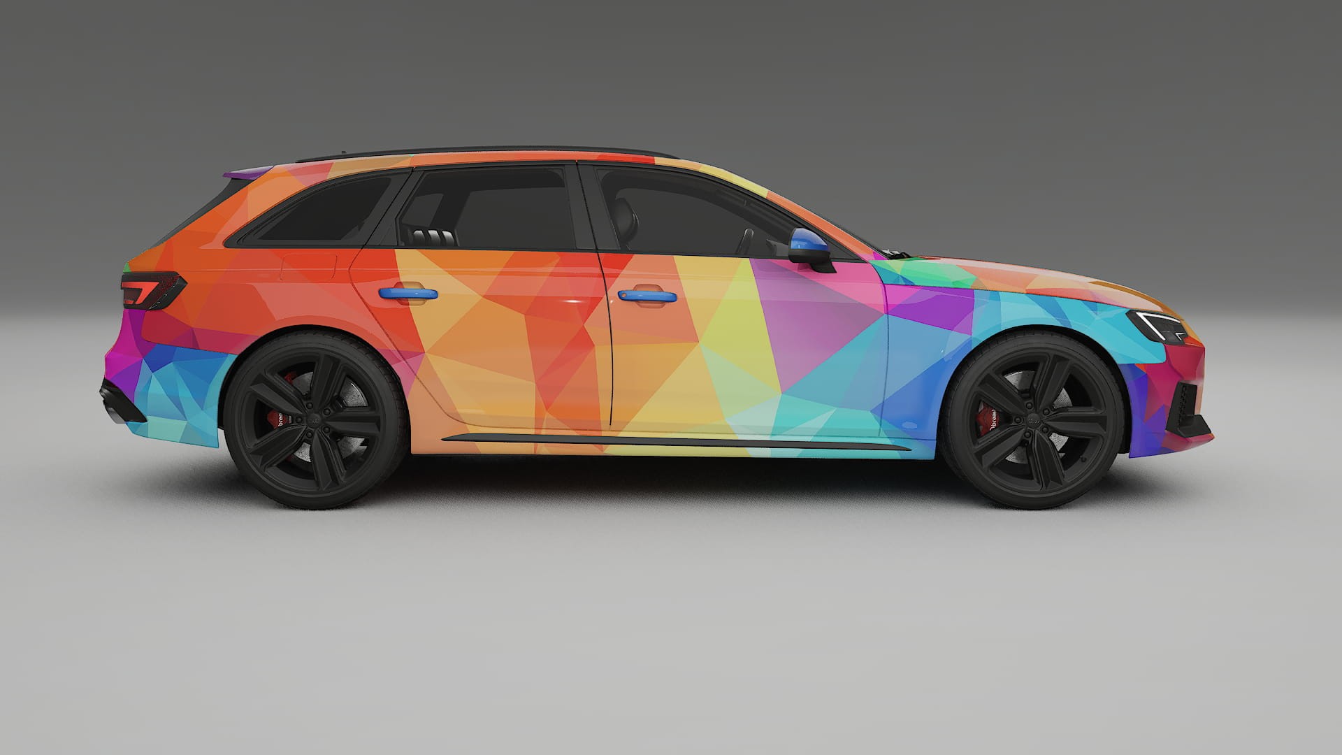 Audi RS4 Avant B9 prefacelift pre-LCI VECTOR VIBE – Kit Wrap PPF Personalizzato in Pellicola Poliuretanica Stampabile