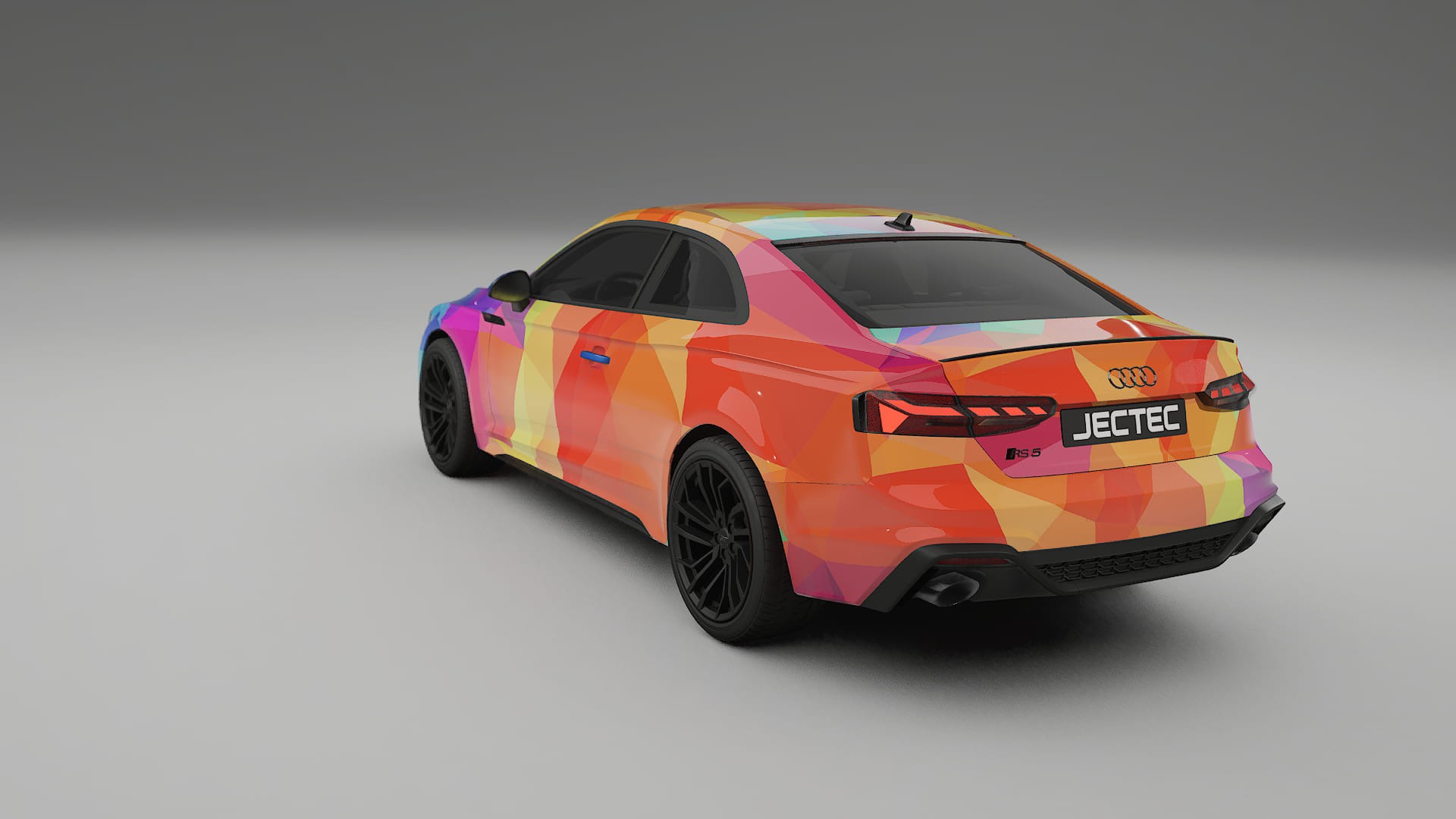 Audi RS5 Coupe B9 facelift pre-LCI VECTOR VIBE – Kit Wrap PPF Personalizzato in Pellicola Poliuretanica Stampabile