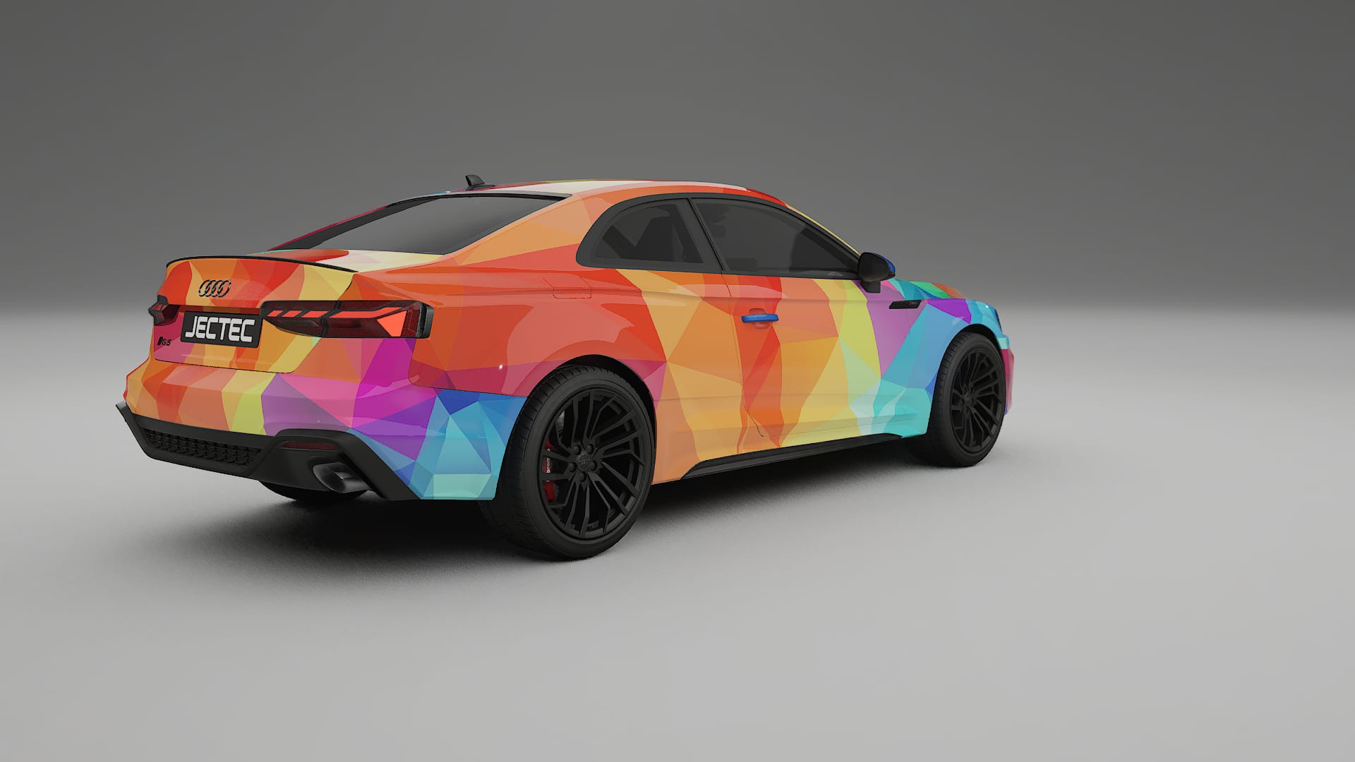 Audi RS5 Coupe B9 facelift pre-LCI VECTOR VIBE – Kit Wrap PPF Personalizzato in Pellicola Poliuretanica Stampabile