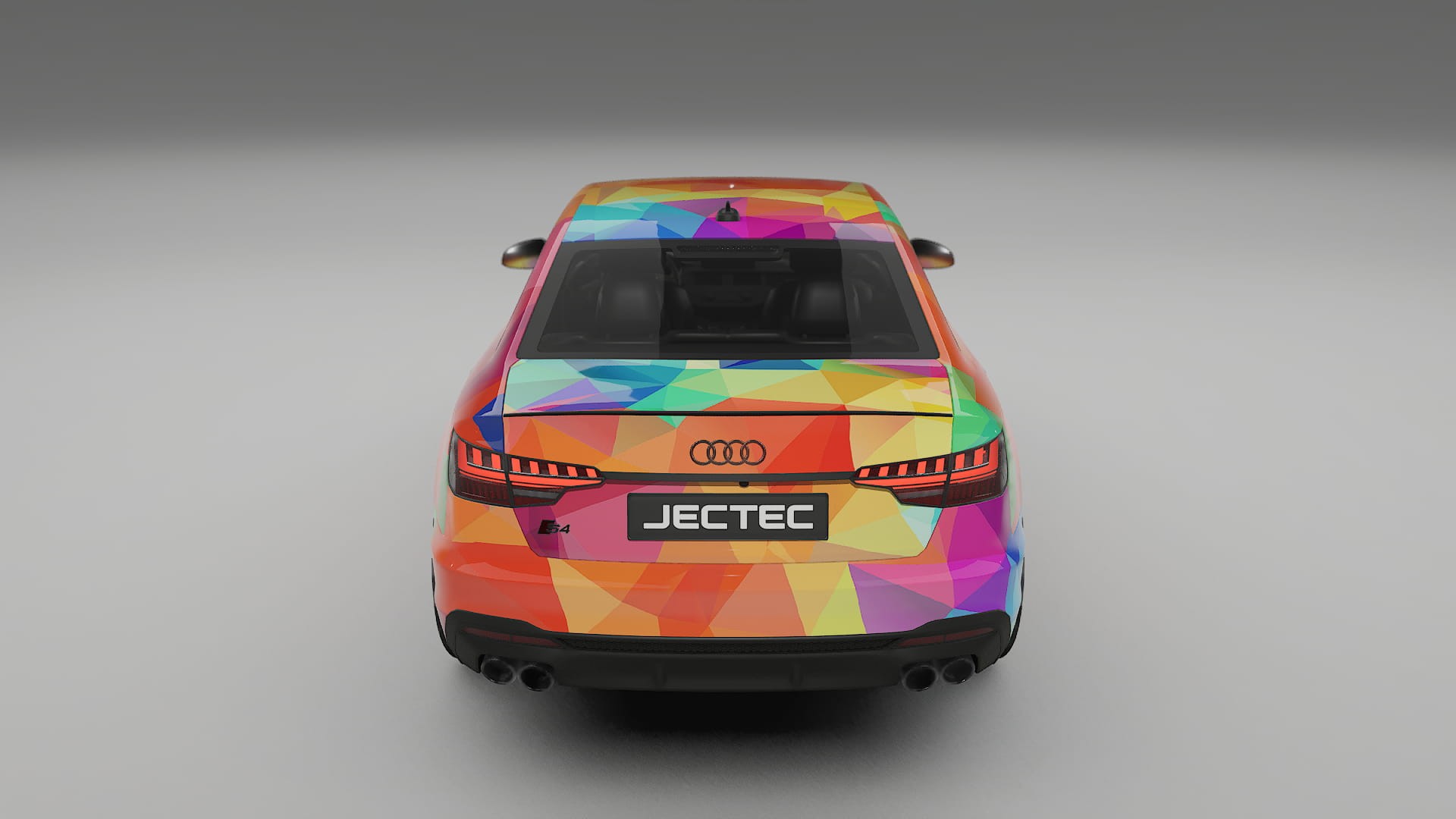 Audi S4 Sedan B9 facelift LCI VECTOR VIBE – Kit Wrap PPF Personalizzato in Pellicola Poliuretanica Stampabile