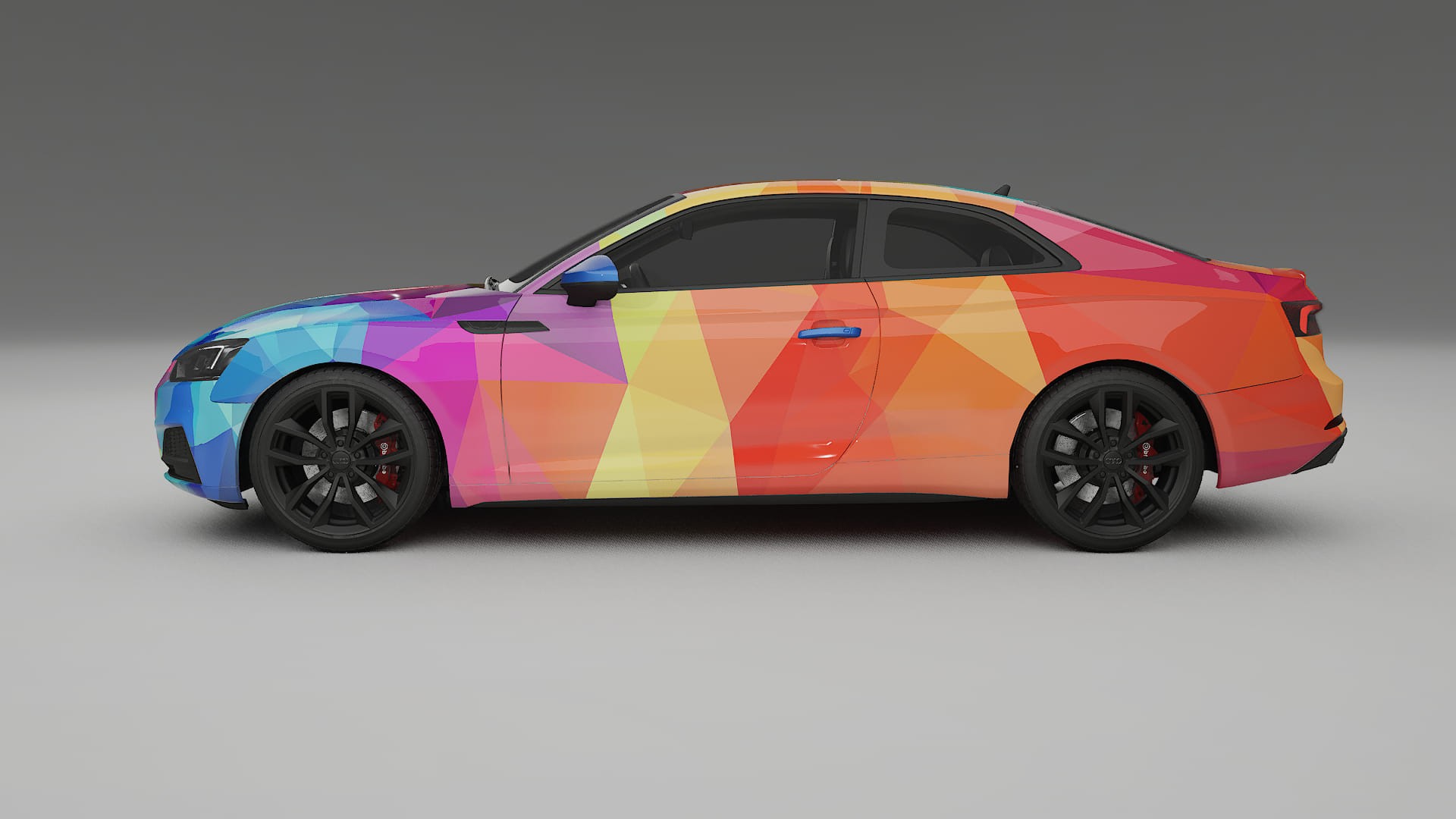Audi S5 B9 prefacelift pre-LCI VECTOR VIBE – Kit Wrap PPF Personalizzato in Pellicola Poliuretanica Stampabile