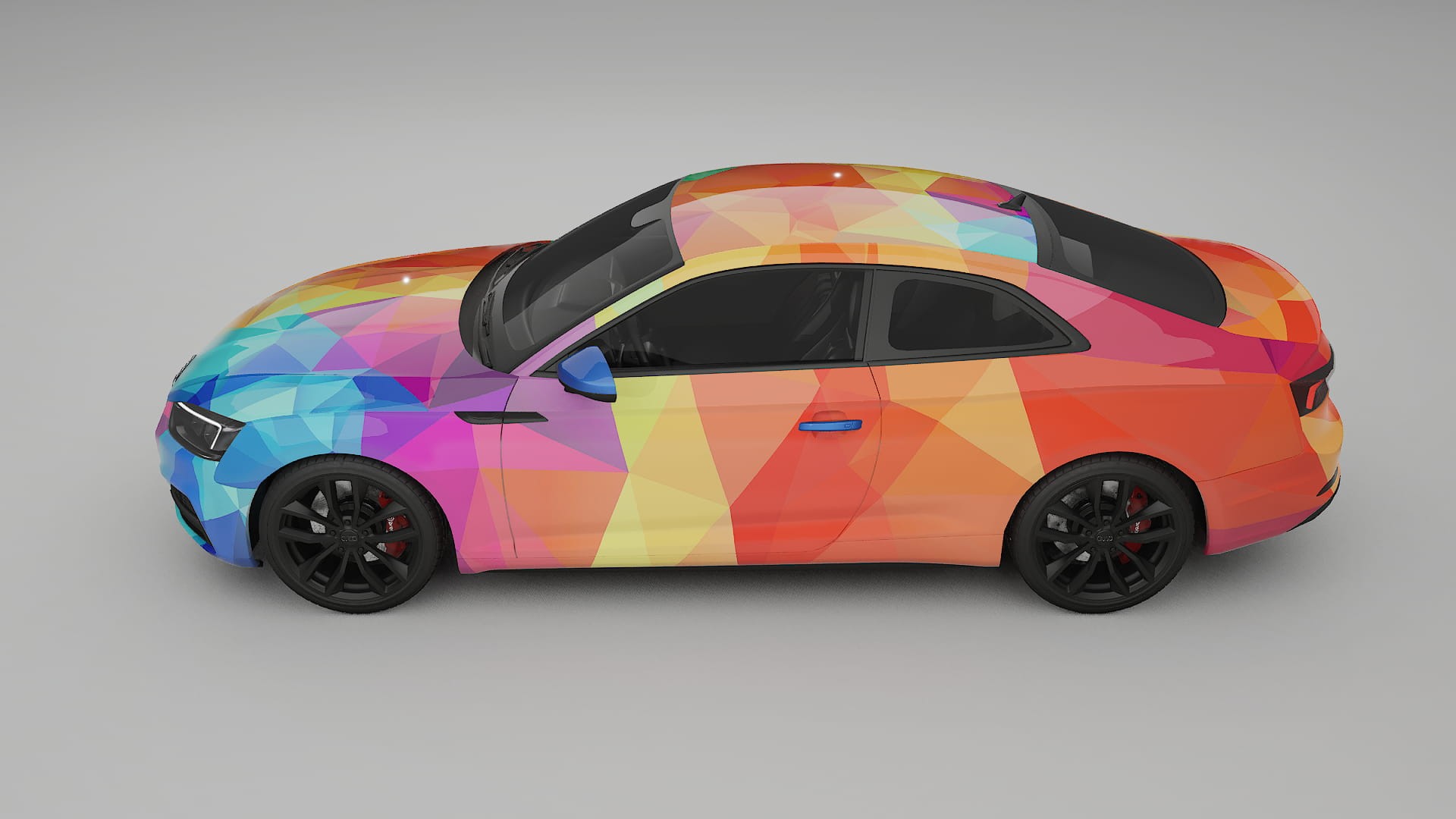 Audi S5 B9 prefacelift pre-LCI VECTOR VIBE – Kit Wrap PPF Personalizzato in Pellicola Poliuretanica Stampabile