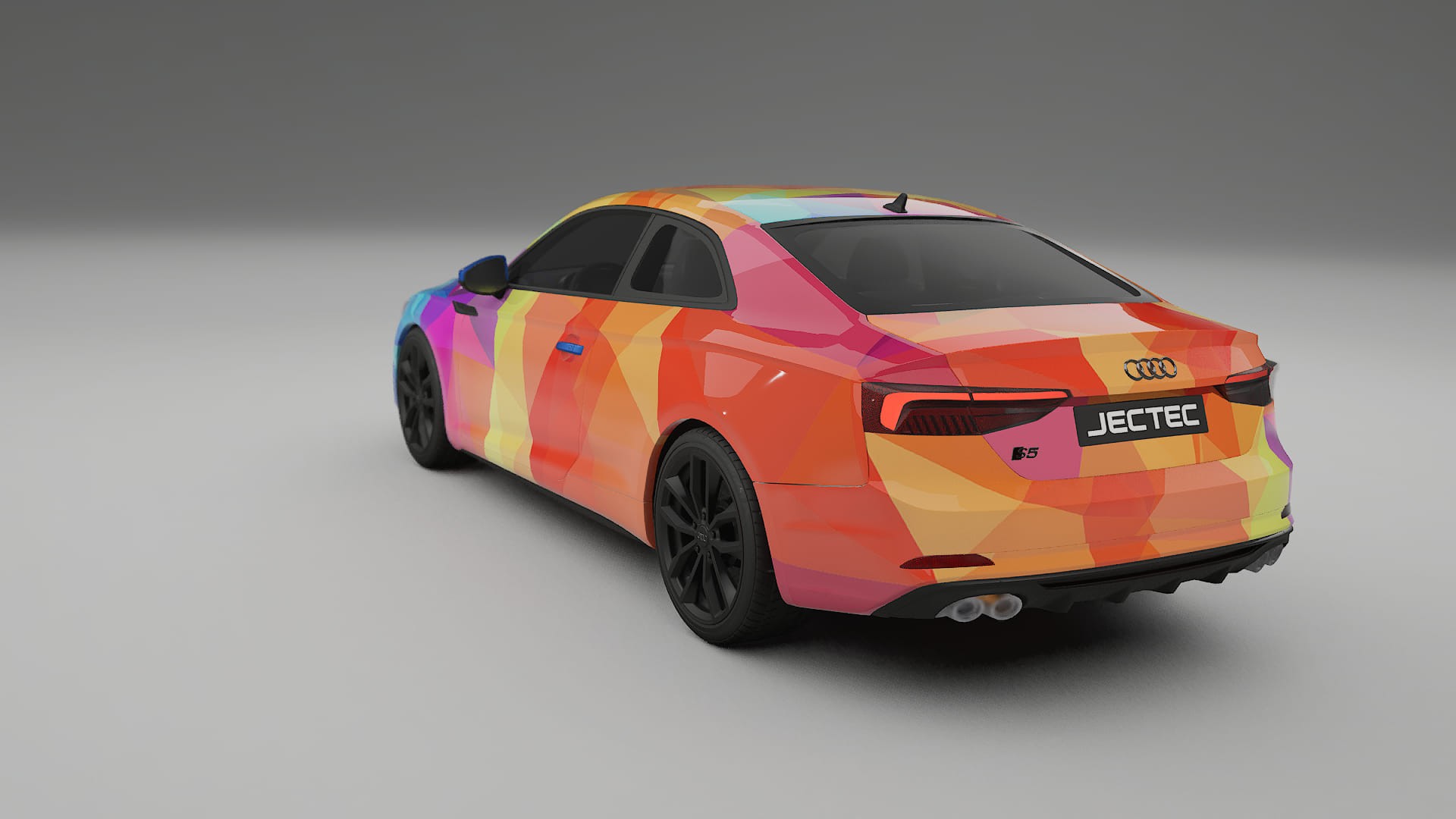 Audi S5 B9 prefacelift pre-LCI VECTOR VIBE – Kit Wrap PPF Personalizzato in Pellicola Poliuretanica Stampabile