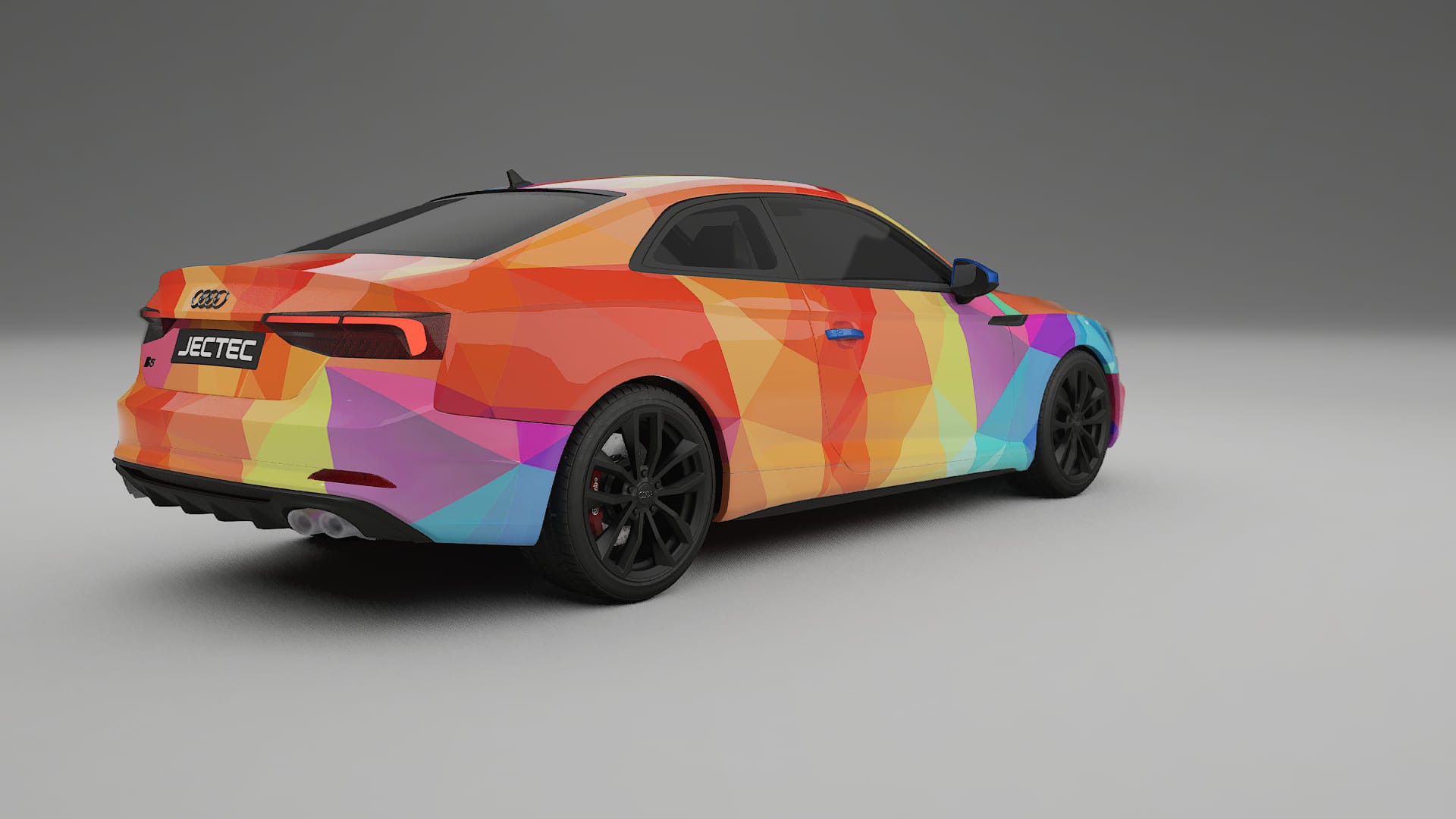 Audi S5 B9 prefacelift pre-LCI VECTOR VIBE – Kit Wrap PPF Personalizzato in Pellicola Poliuretanica Stampabile