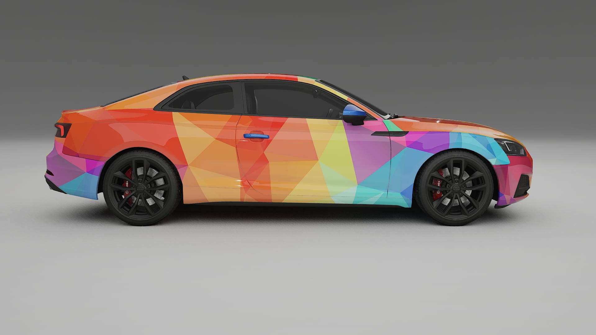 Audi S5 B9 prefacelift pre-LCI VECTOR VIBE – Kit Wrap PPF Personalizzato in Pellicola Poliuretanica Stampabile