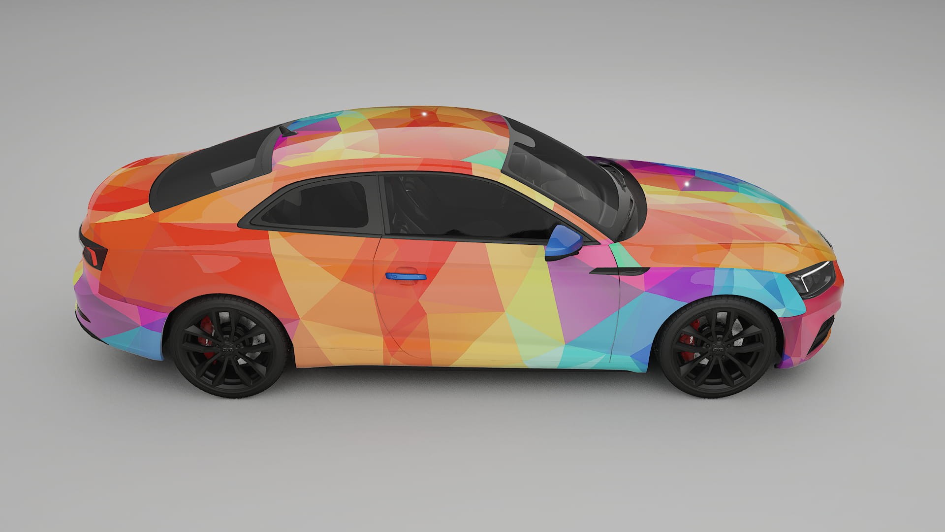 Audi S5 B9 prefacelift pre-LCI VECTOR VIBE – Kit Wrap PPF Personalizzato in Pellicola Poliuretanica Stampabile
