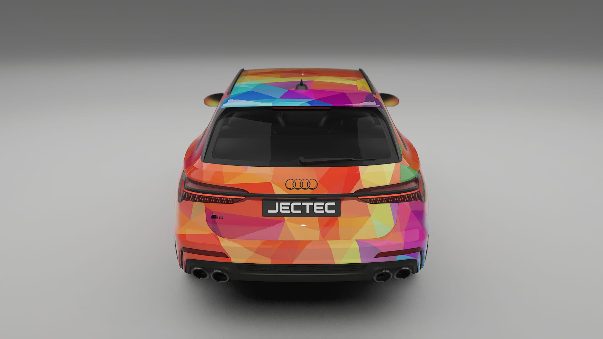 Audi S6 Avant prefacelift pre-LCI C8 VECTOR VIBE – Kit Wrap PPF Personalizzato in Pellicola Poliuretanica Stampabile